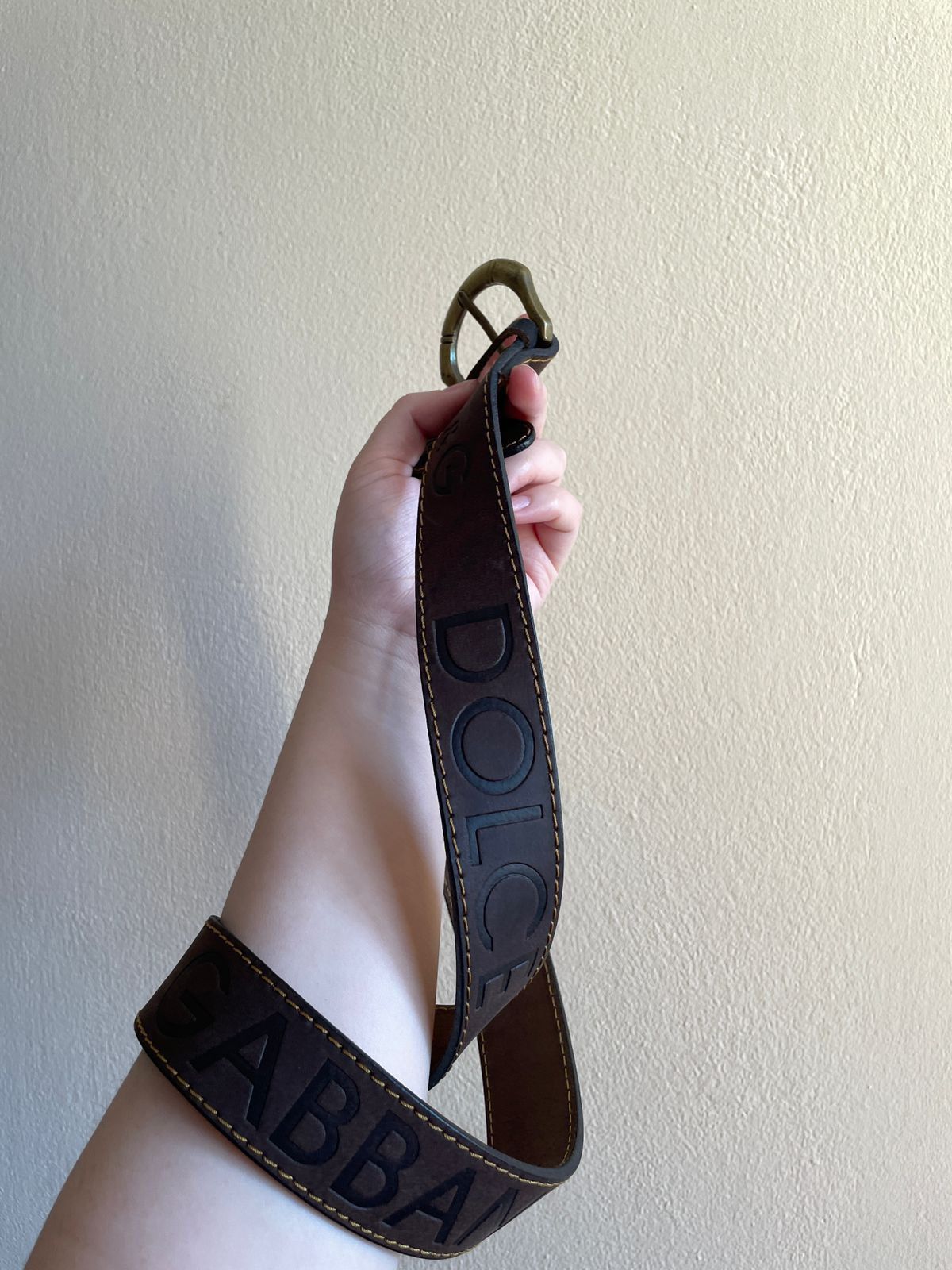 Dolce & Gabbana Dolce & Gabbana Leather Belt Size ONE SIZE - 6 Thumbnail