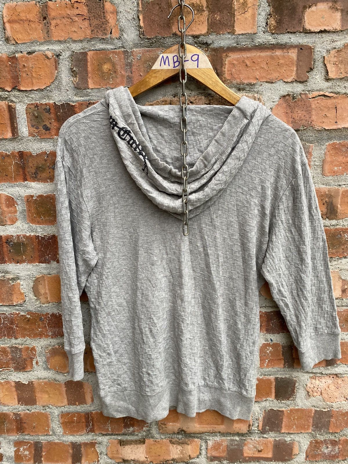5351 POUR LES HOMMES 2000s Custom culture Bono Key Checked 3/4 sleeve Size US M / EU 48-50 / 2 - 8 Thumbnail