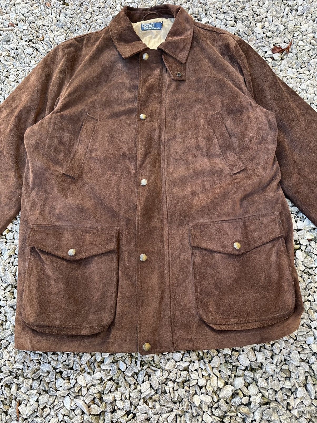 Polo Ralph Lauren Vintage Polo Ralph Lauren Mantel Jacket Braun Rare Size US XL / EU 56 / 4 - 3 Thumbnail