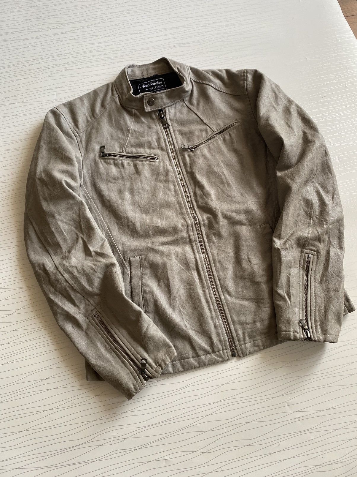 14th Addiction × Japanese Brand × Uniqlo Vintage Neo Leather Motorcyle Jacket Size US M / EU 48-50 / 2 - 3 Thumbnail