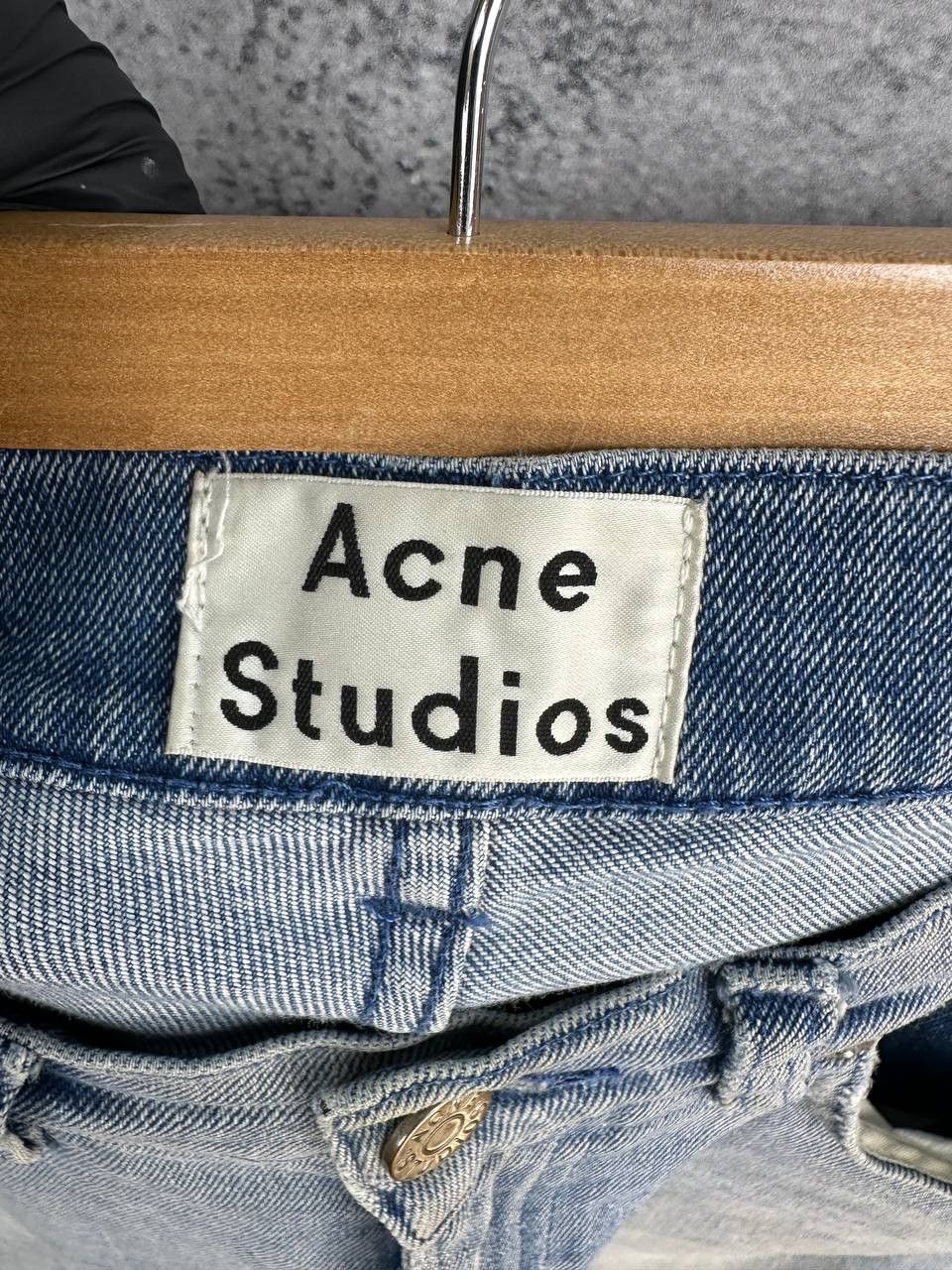 Acne Studios Acne Studios Ace Eighties One Light Wash Denim Jeans Size US 30 / EU 46 - 16 Thumbnail