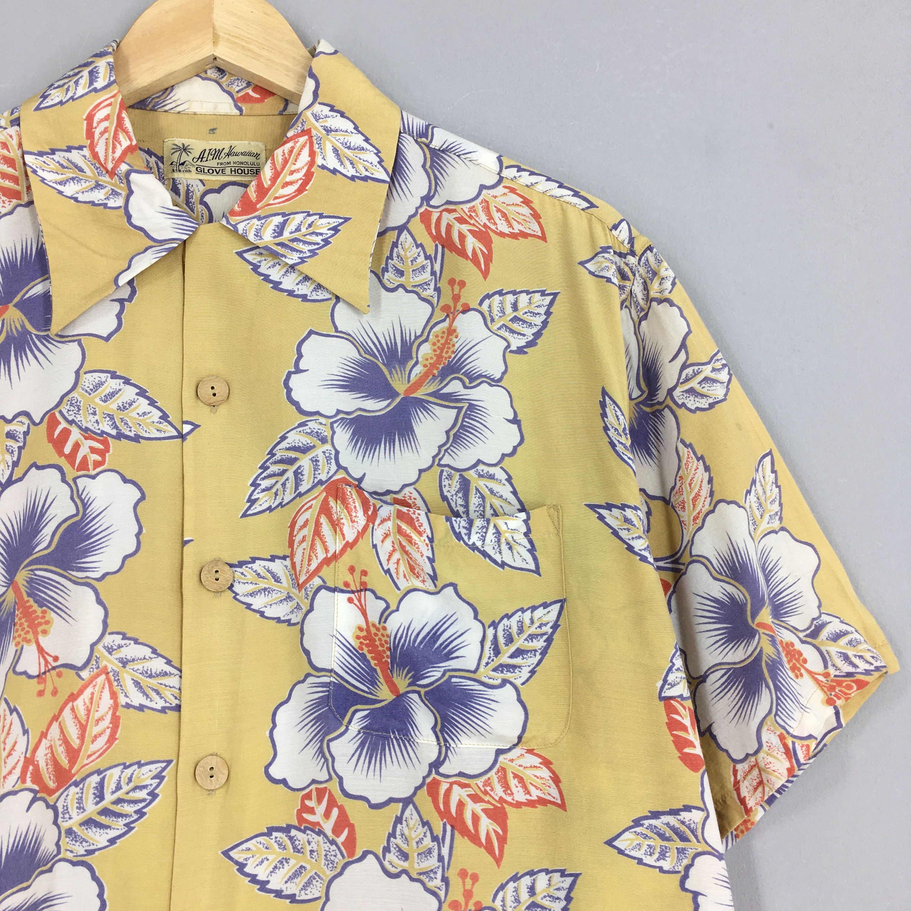Vintage Vintage 80s Hawaii Aloha Floral Printed Shirt Medium Size US M / EU 48-50 / 2 - 2 Thumbnail