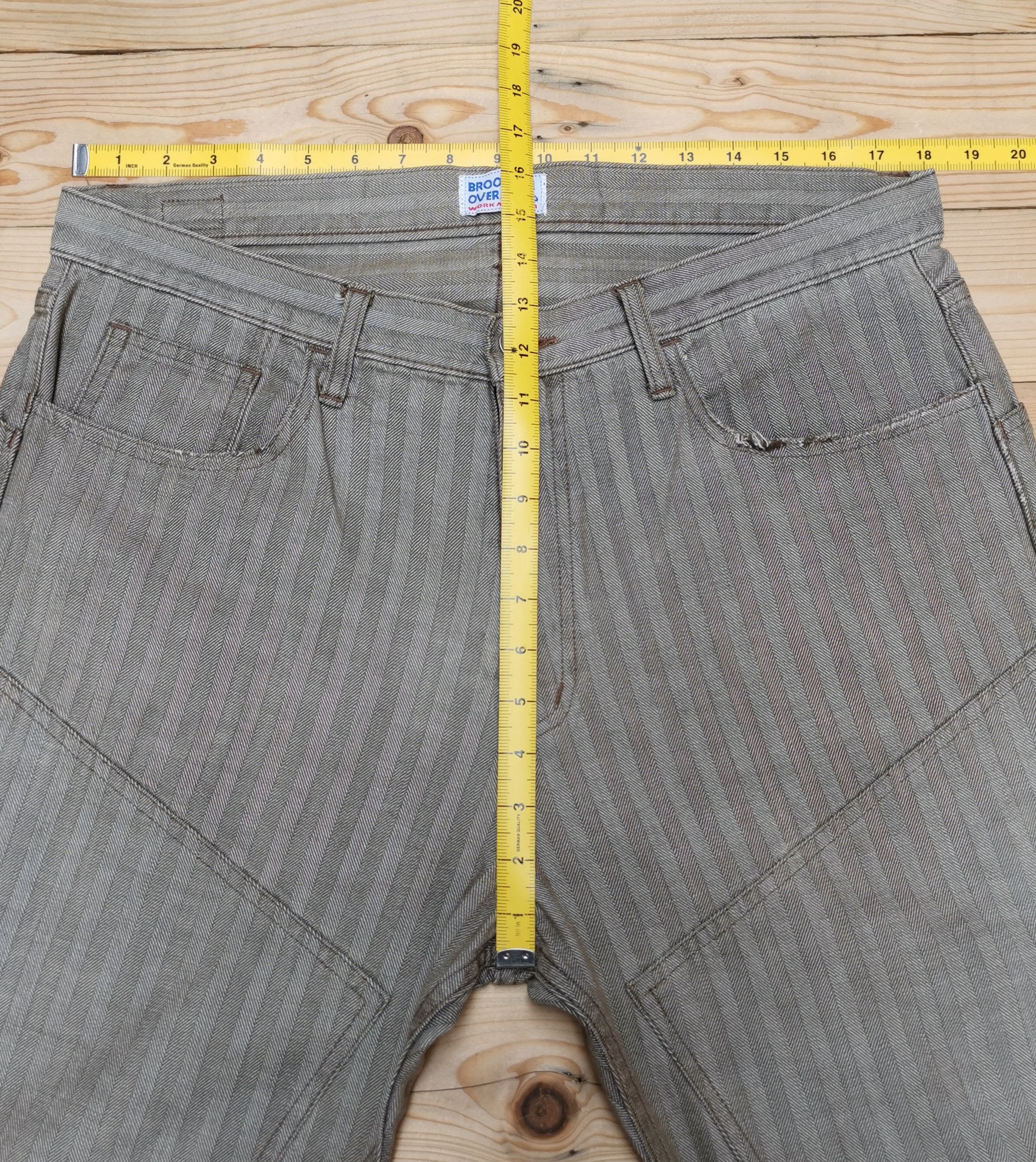 Brooklyn Denim Co. BROOKLYN OVERALL CO WORKMASTER DOUBLE KNEE Size US 36 / EU 52 - 10 Thumbnail
