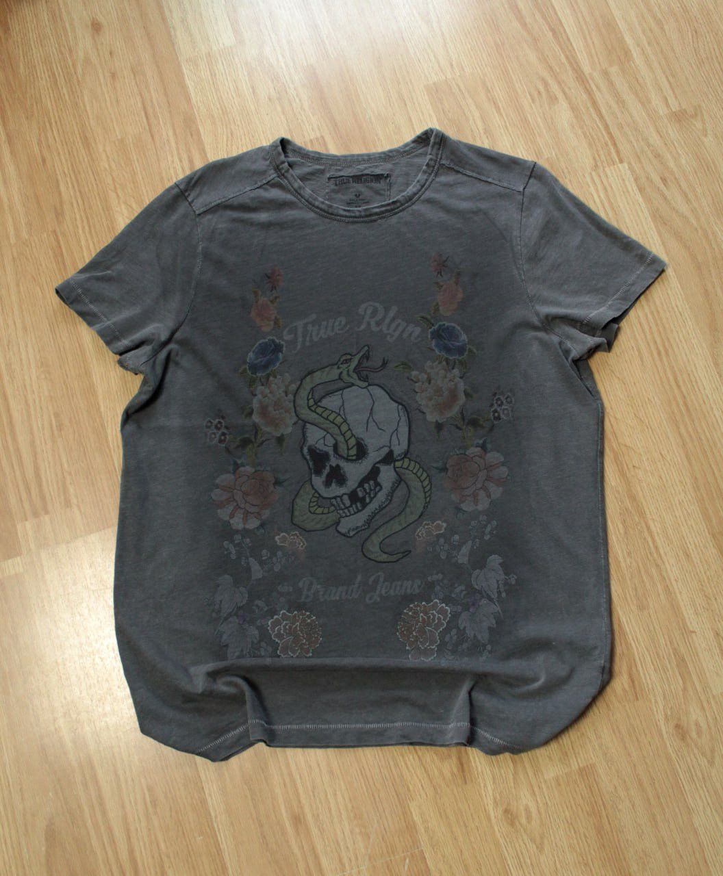 True Religion 🔥 True Religion Skull T Shirt Y2K Affliction Ed Hardy Point Size US M / EU 48-50 / 2 - 2 Thumbnail