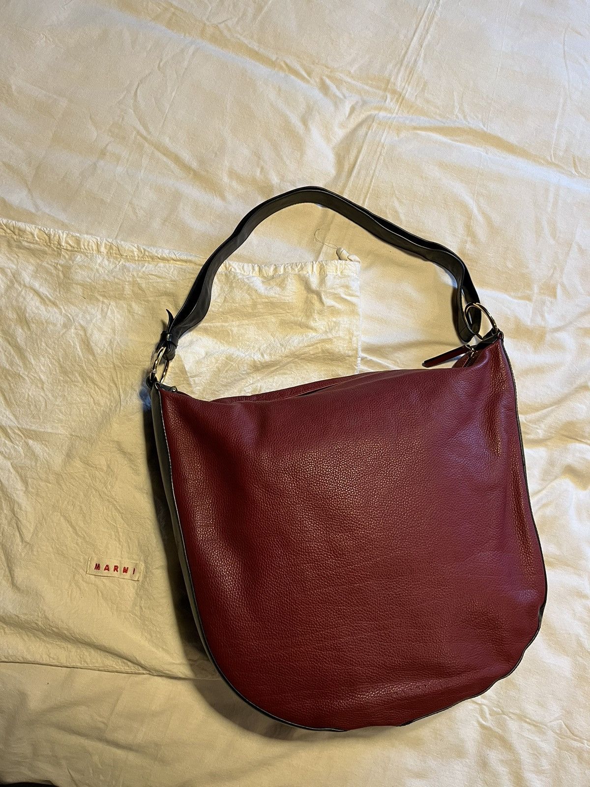 Marni Marni big leather shoulder/crossbody bag. Size ONE SIZE - 1 Thumbnail