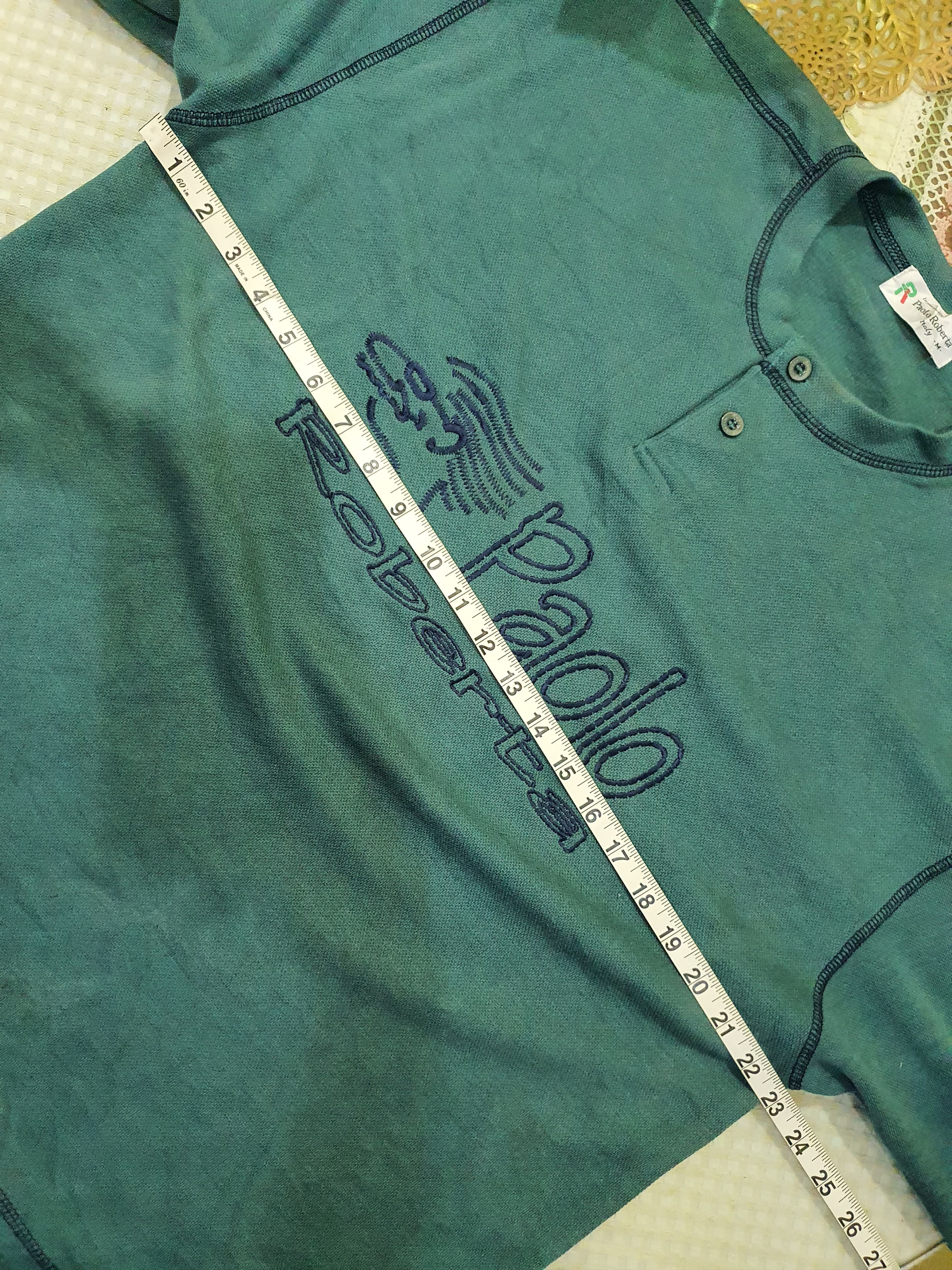Roberto Cavalli Vtg henley shirt with an embroidered "Paolo Roberto" Size US M / EU 48-50 / 2 - 12 Thumbnail
