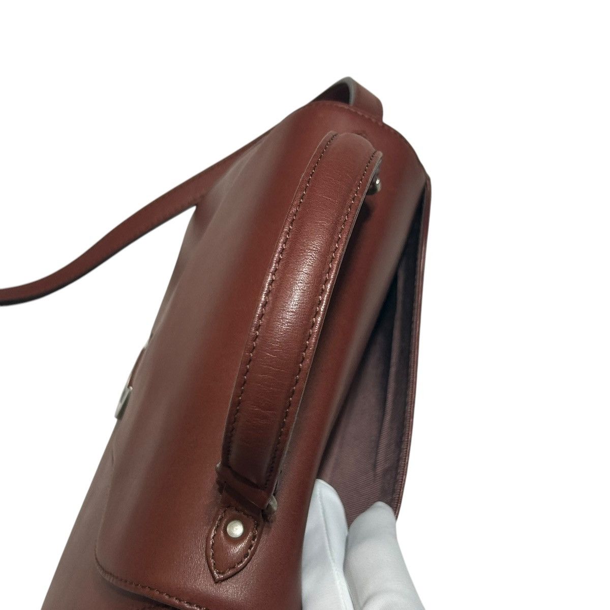 Yohji Yamamoto 238 90s vintage Yohji Yamamoto Y'SACCS 2way leather bag Size ONE SIZE - 17 Thumbnail