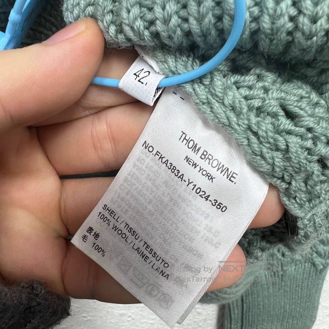 Thom Browne thom browne green wool crew neck sweater. Size US M / EU 48-50 / 2 - 4 Thumbnail