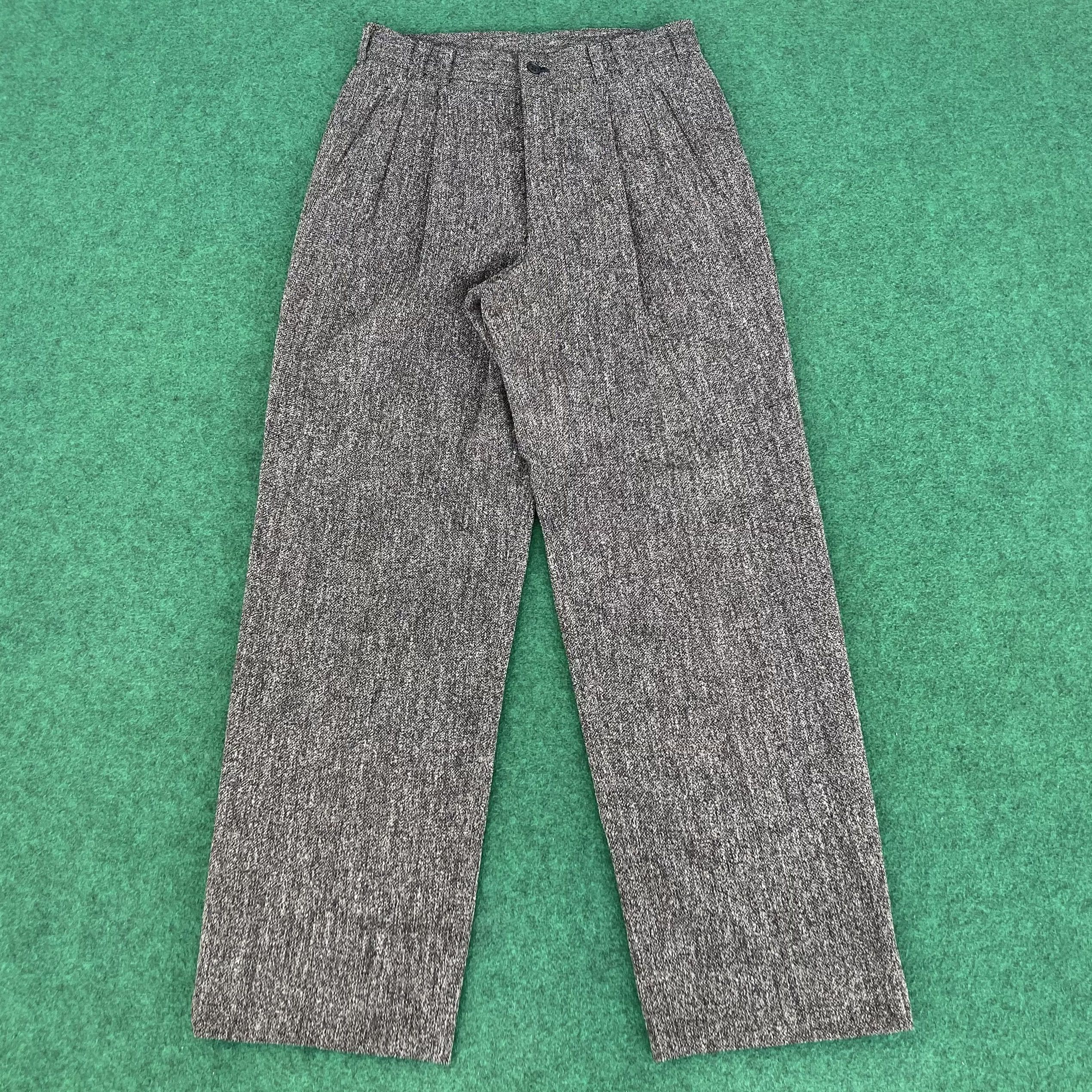 Japanese Brand × Mr. Junko × Vintage Vtg Mr JUNKo Trouser Junko Koshino Wool Baggy Pants Size US 29 - 1 Thumbnail