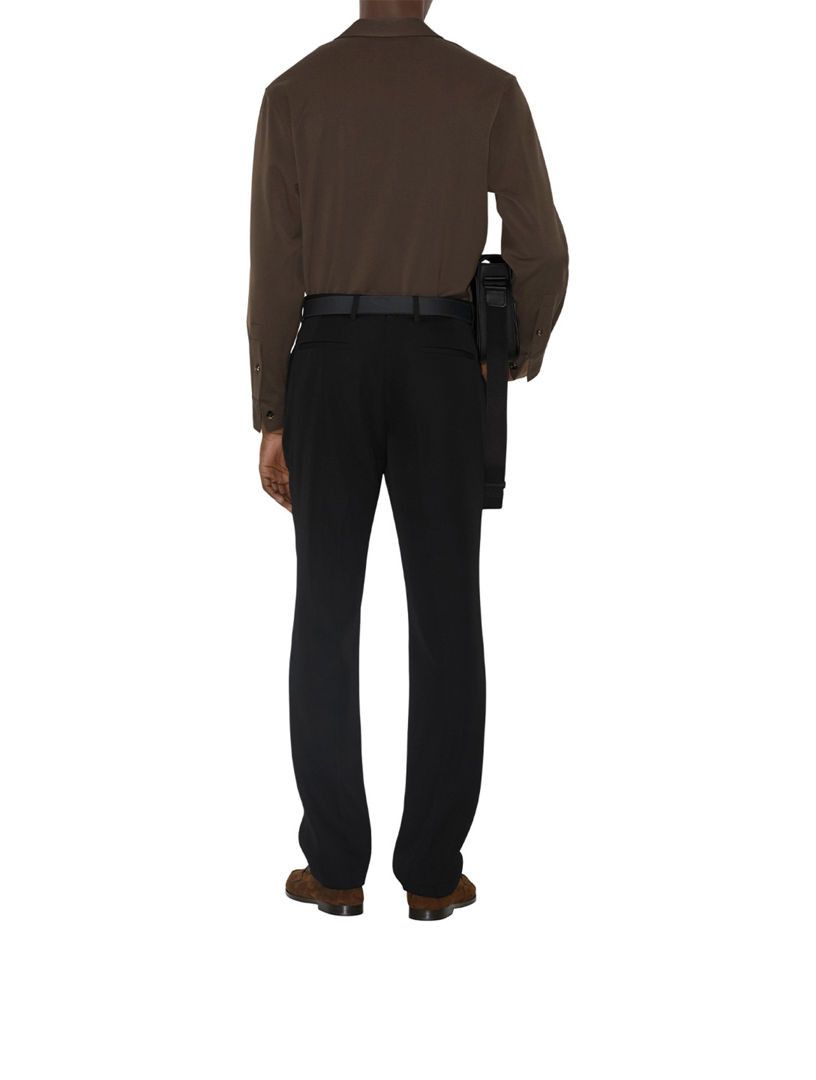 Burberry o1w1db10824 Wool Shirt in Dark Umber Size US S / EU 44-46 / 1 - 4 Thumbnail