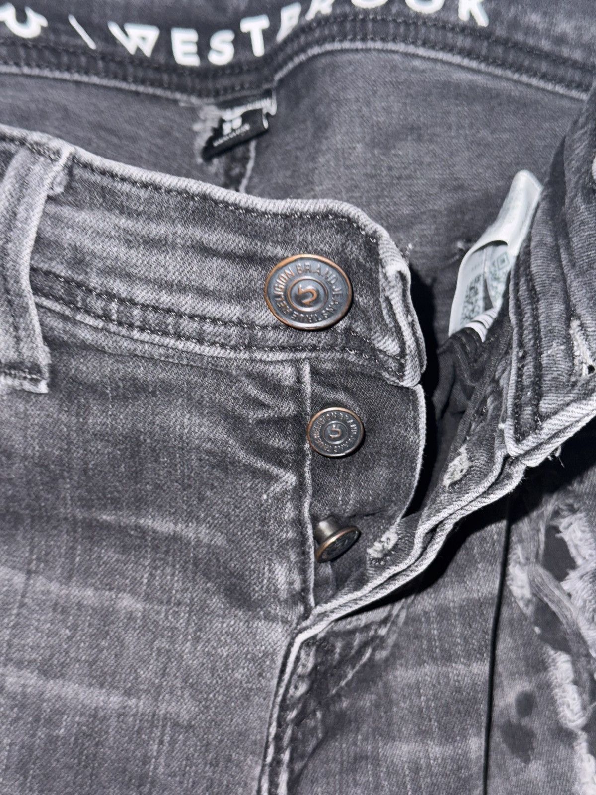True Religion True Religion x Russell Westbrook Distressed Jeans 28x30 Size US 28 / EU 44 - 8 Thumbnail