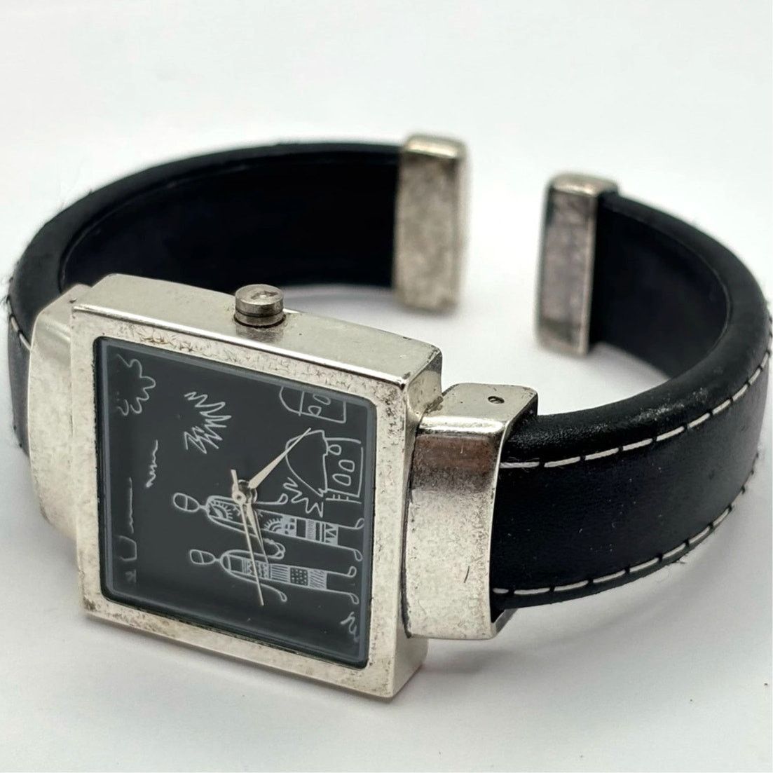 Chicos Black Chico's Cuff Watch Size ONE SIZE - 4 Thumbnail