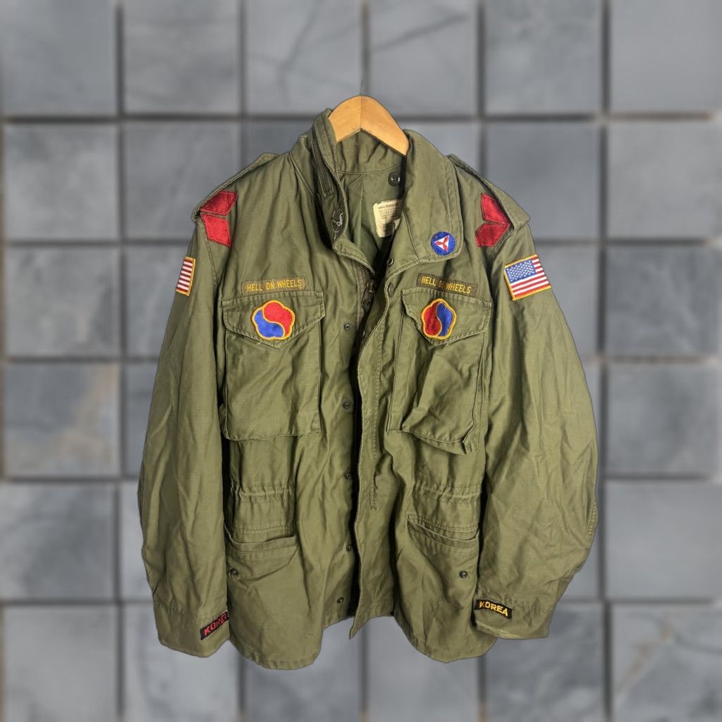 Alpha Industries Vintage Alpha Industries Jacket Mens Small Green M65 Field Coat Patches 70s Size US S / EU 44-46 / 1 - 1 Thumbnail