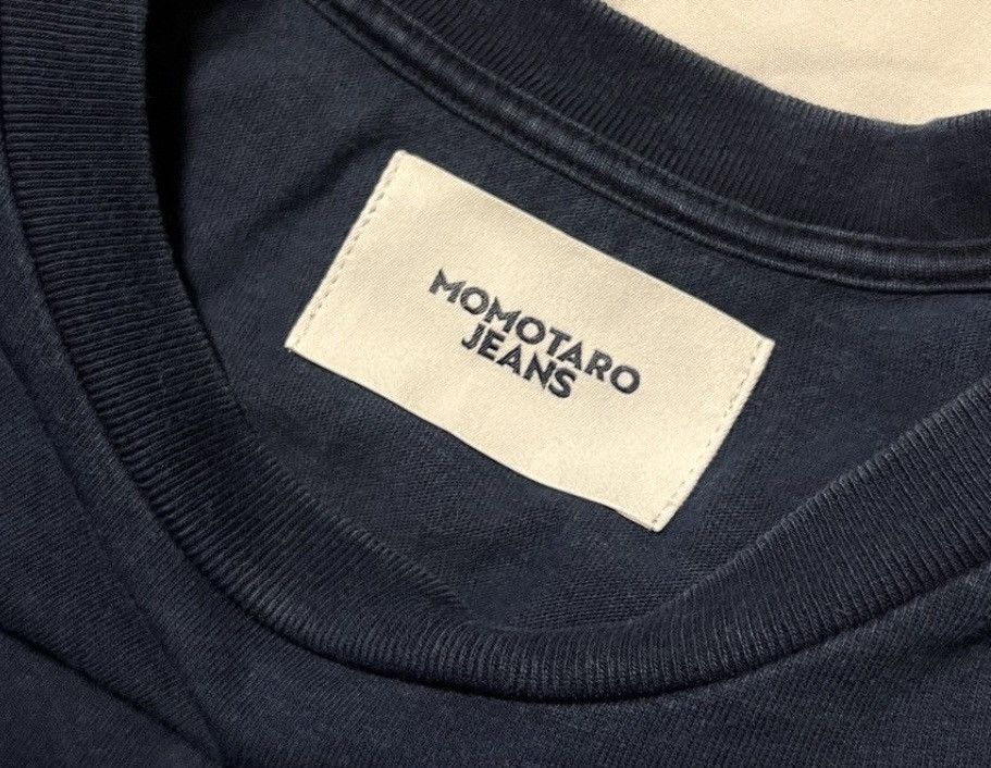 Momotaro Jeans Momotaro Jeans Japanese Selvedge Denim Brand Tee Size US XL / EU 56 / 4 - 3 Thumbnail