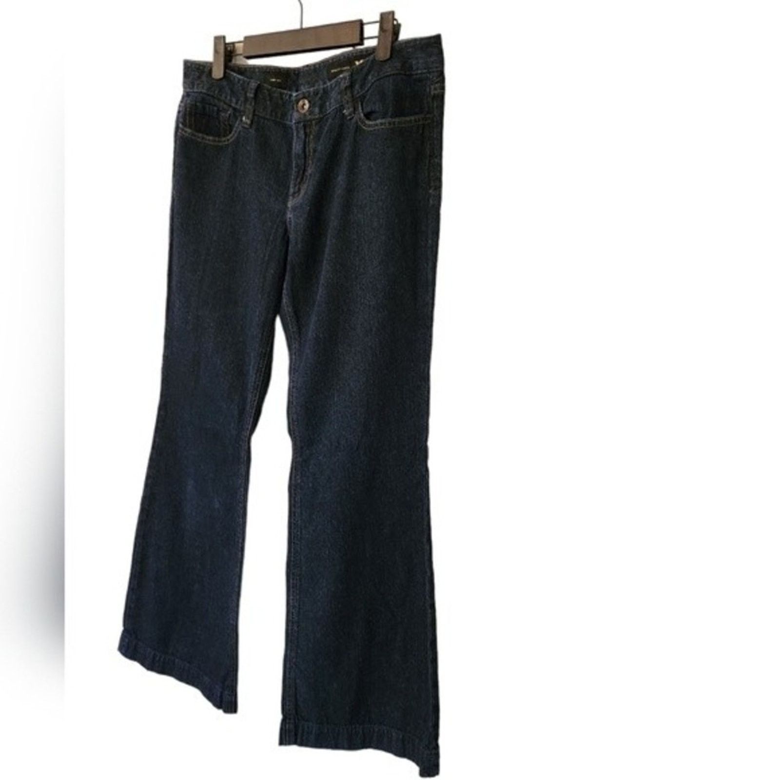 Express Express X2 Wide leg low rise Y2K Jean 8 Size 29" - 4 Thumbnail