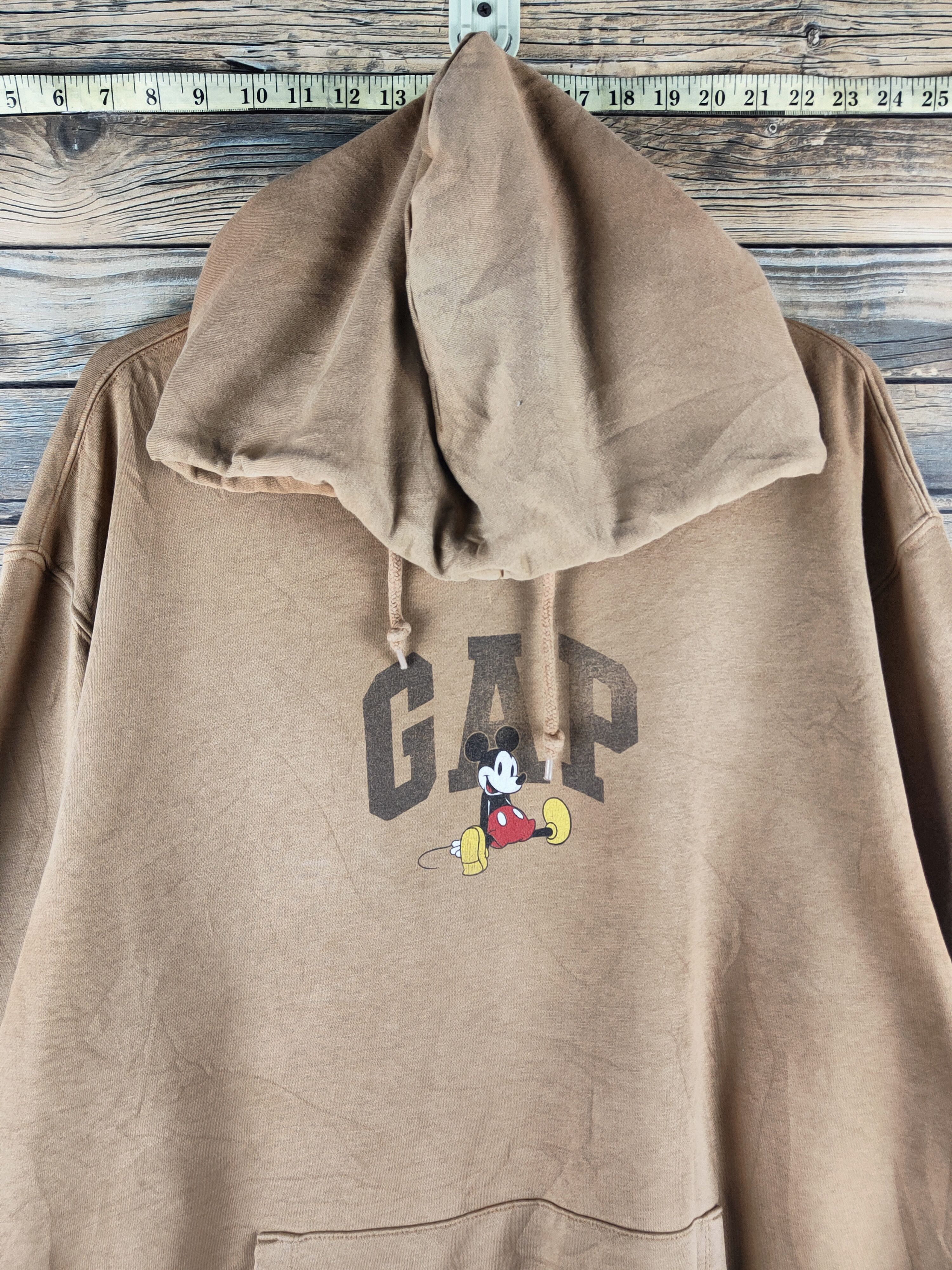 Gap Faded Gap x Disney Light Brown Hoodie Sweatshirts Size US XL / EU 56 / 4 - 2 Thumbnail