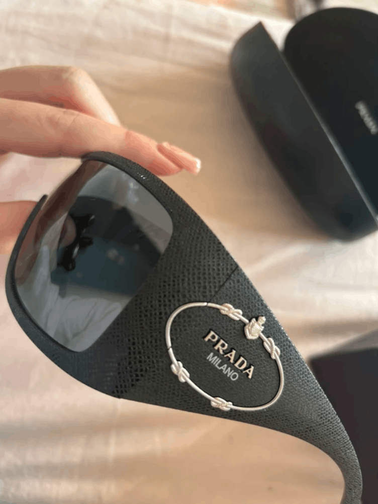 Prada PRADA Sunglasses Flame 2004 Star Mask Fire Chrome Silver Size ONE SIZE - 1 Thumbnail