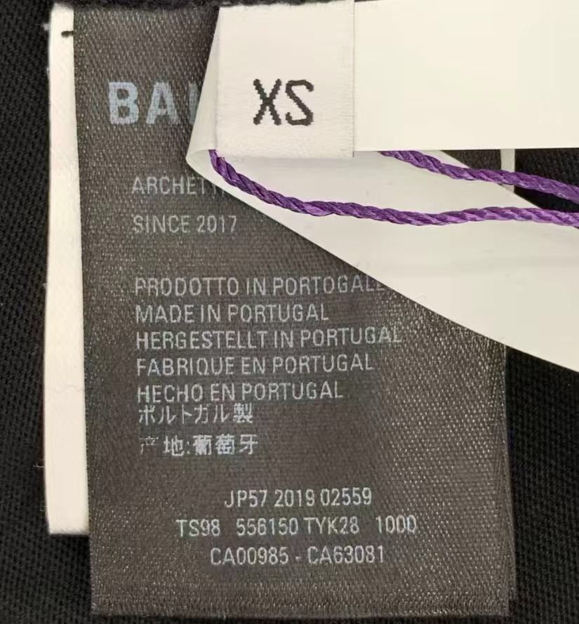 Balenciaga Balenciaga Small logo letter printed black round neck cott Size XS / US 0-2 / IT 36-38 - 6 Thumbnail
