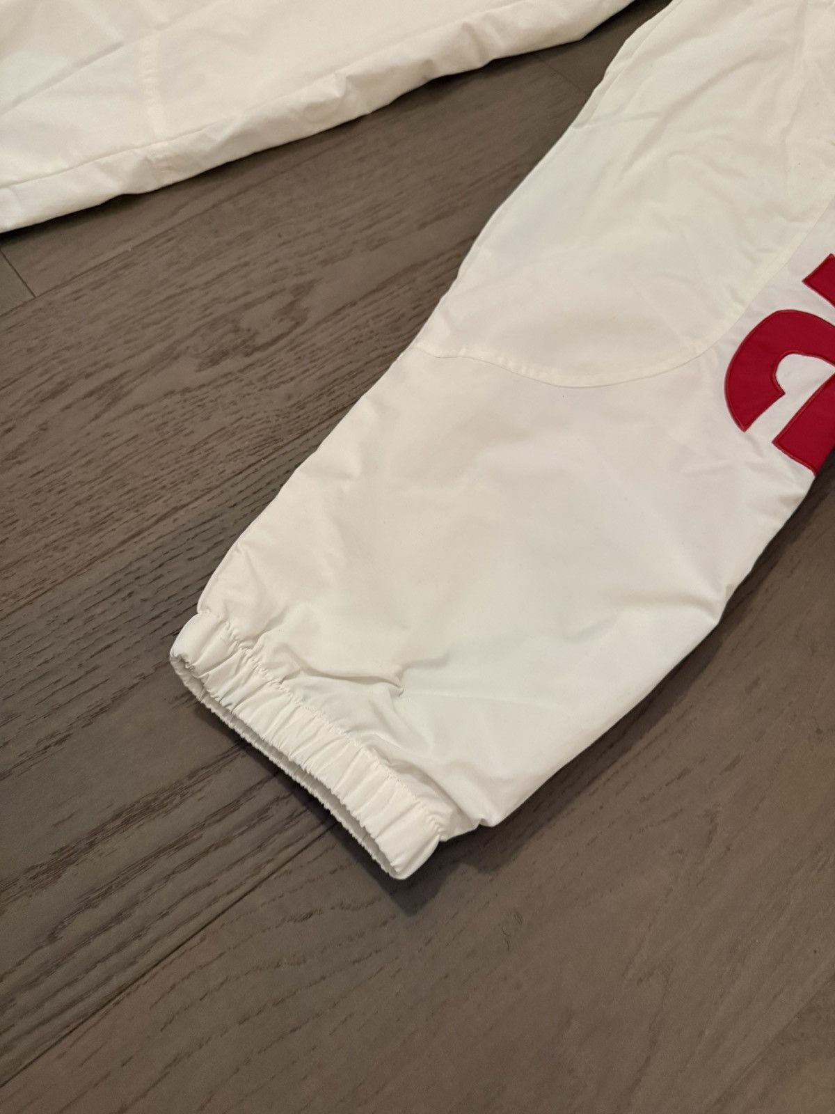 Supreme Supreme White Side Logo Track Pants XL – Verified Authentic Size US 38 / EU 54 - 4 Thumbnail