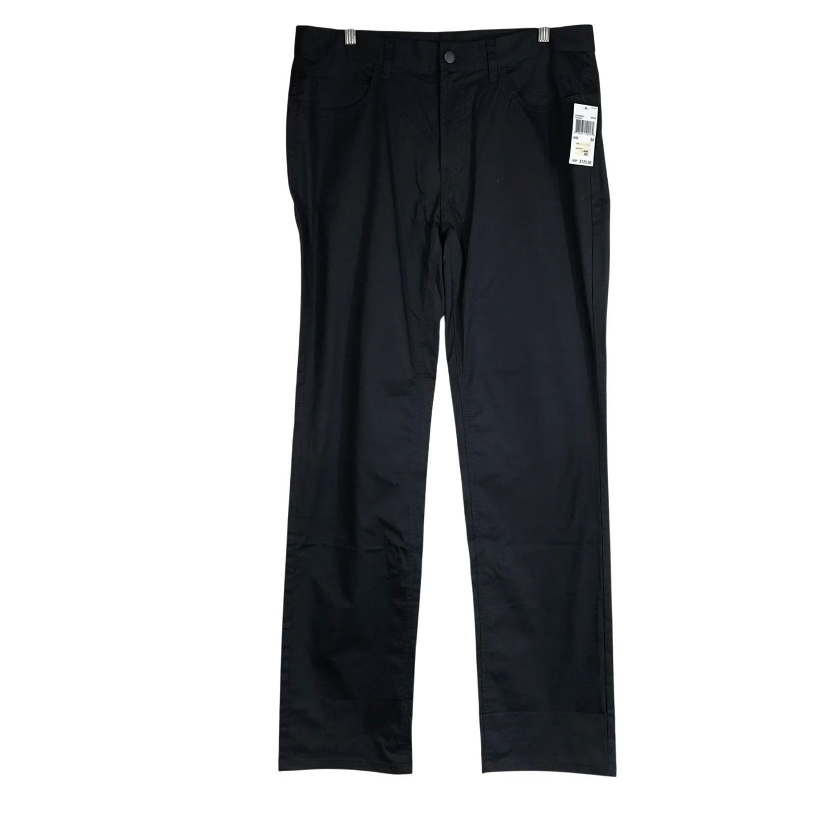 Michael Kors VINTAGE None Michael Kors Mens Classic Fit Charcoal Gray Straight Leg Pants 34 inches 34 in Gray Solid Pants Mens 34 Debris Size US 34 / EU 50 - 2 Thumbnail