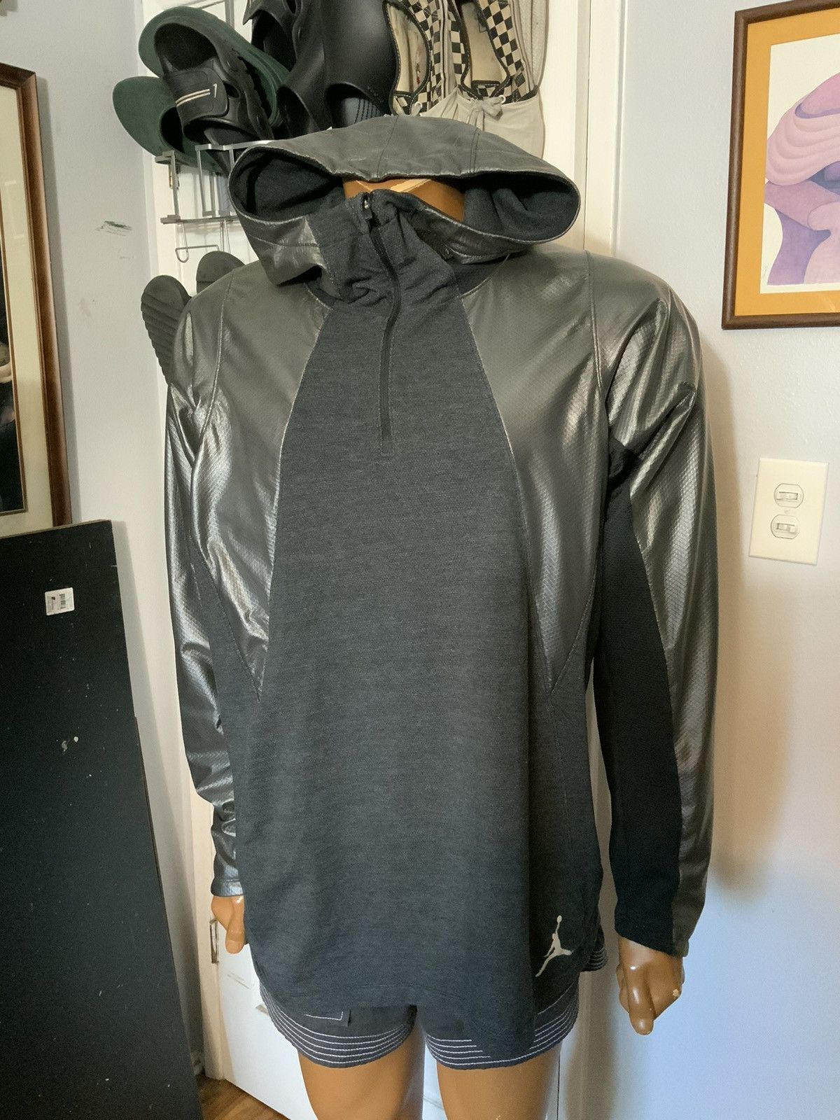Jordan Brand × Nike Air Jordan Training Nike Fitted Shield Tech 1/4 Zip Hoodie Size US XL / EU 56 / 4 - 9 Thumbnail