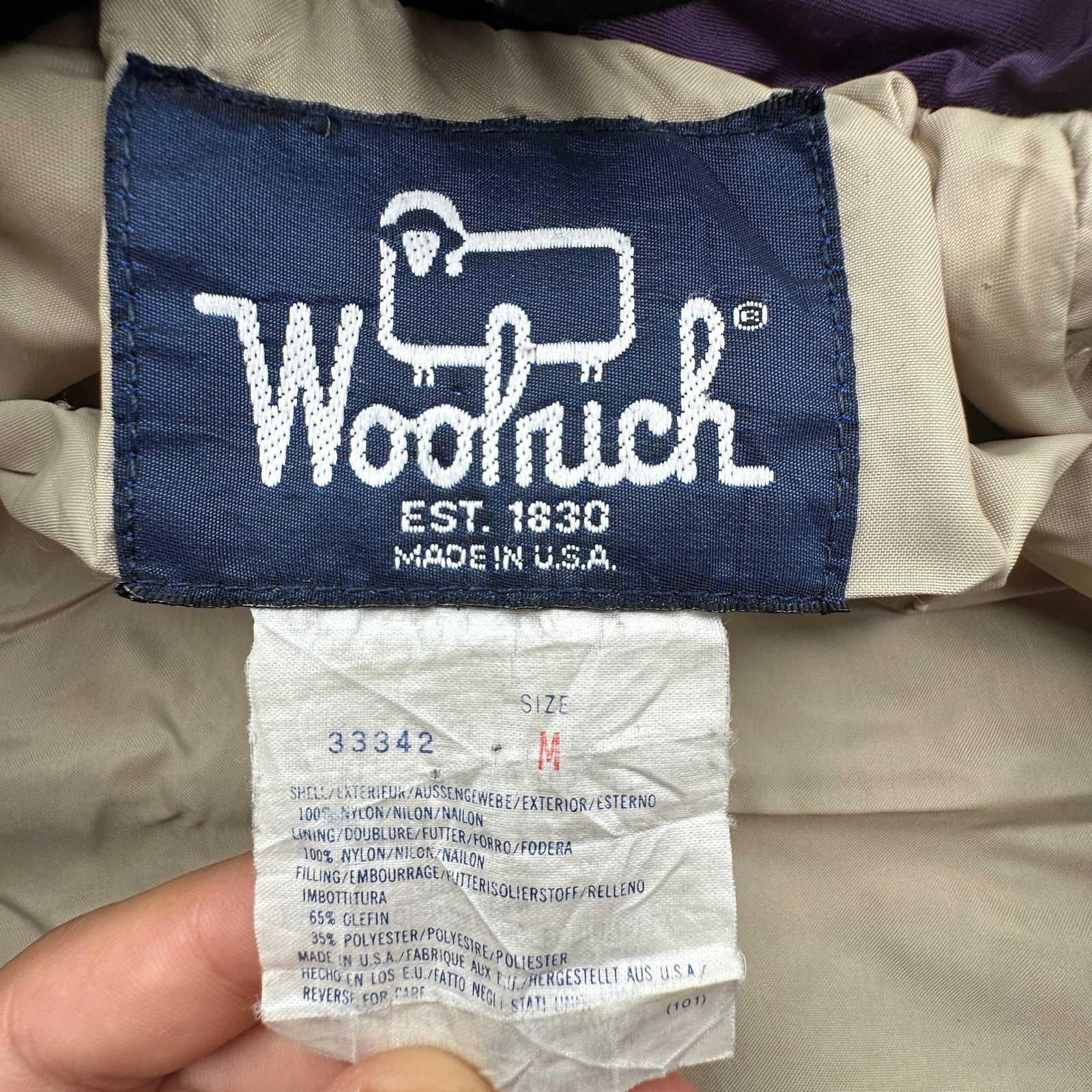Woolrich Woolen Mills Vintage 90s Woolrich Thinsulate Parka Hooded Jacket Medium Size US M / EU 48-50 / 2 - 2 Thumbnail