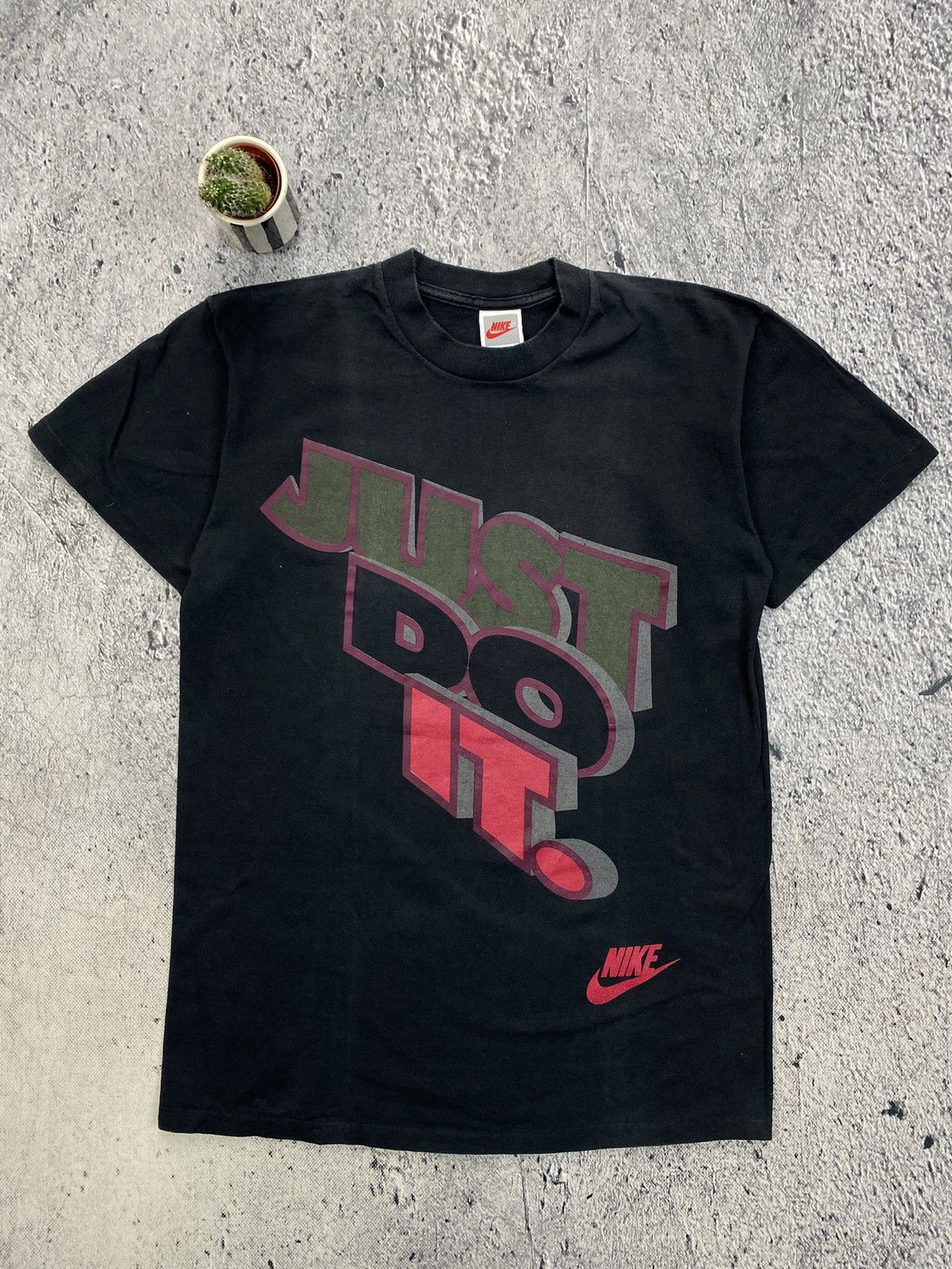 Nike × Vintage Vintage Nike Tee 90’ Streetwear USA just do it Size US M / EU 48-50 / 2 - 1 Thumbnail