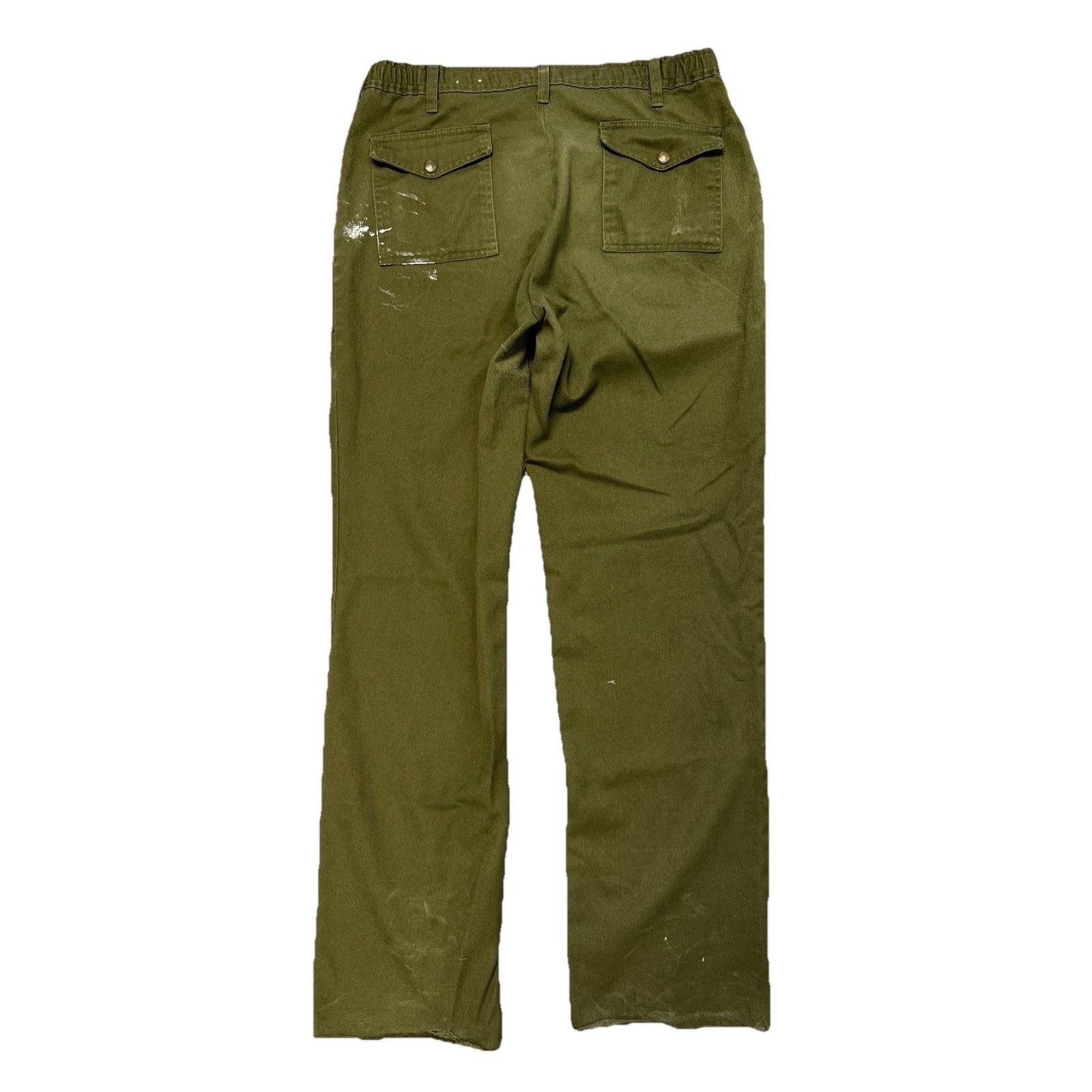 Vintage Vintage Boy Scouts of America Pants Mens 33x33 Green Officia Size US 33 - 2 Thumbnail