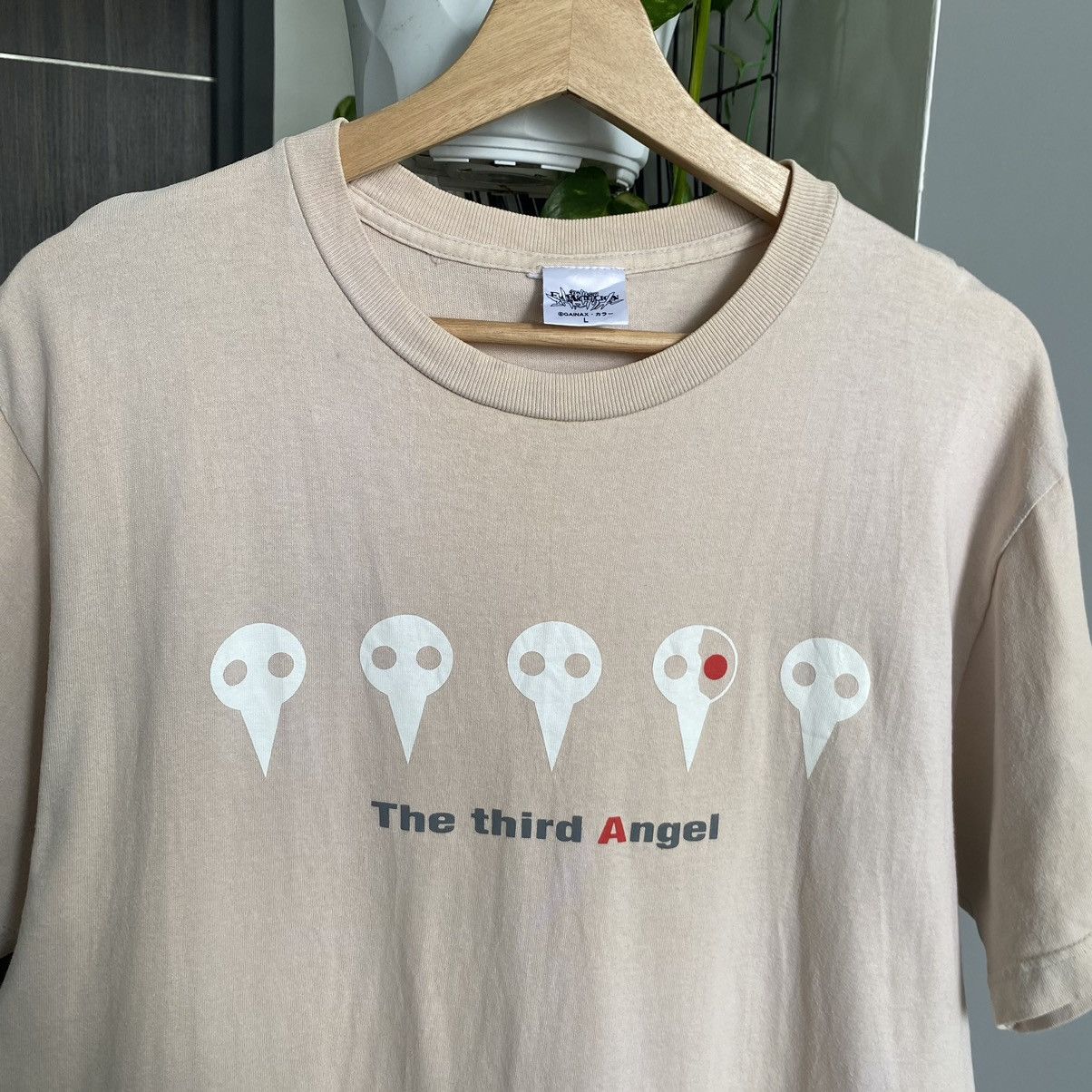 Anime Thrashed Faded Vintage Evangelion The Third Angel Anime Tee Size US L / EU 52-54 / 3 - 3 Thumbnail