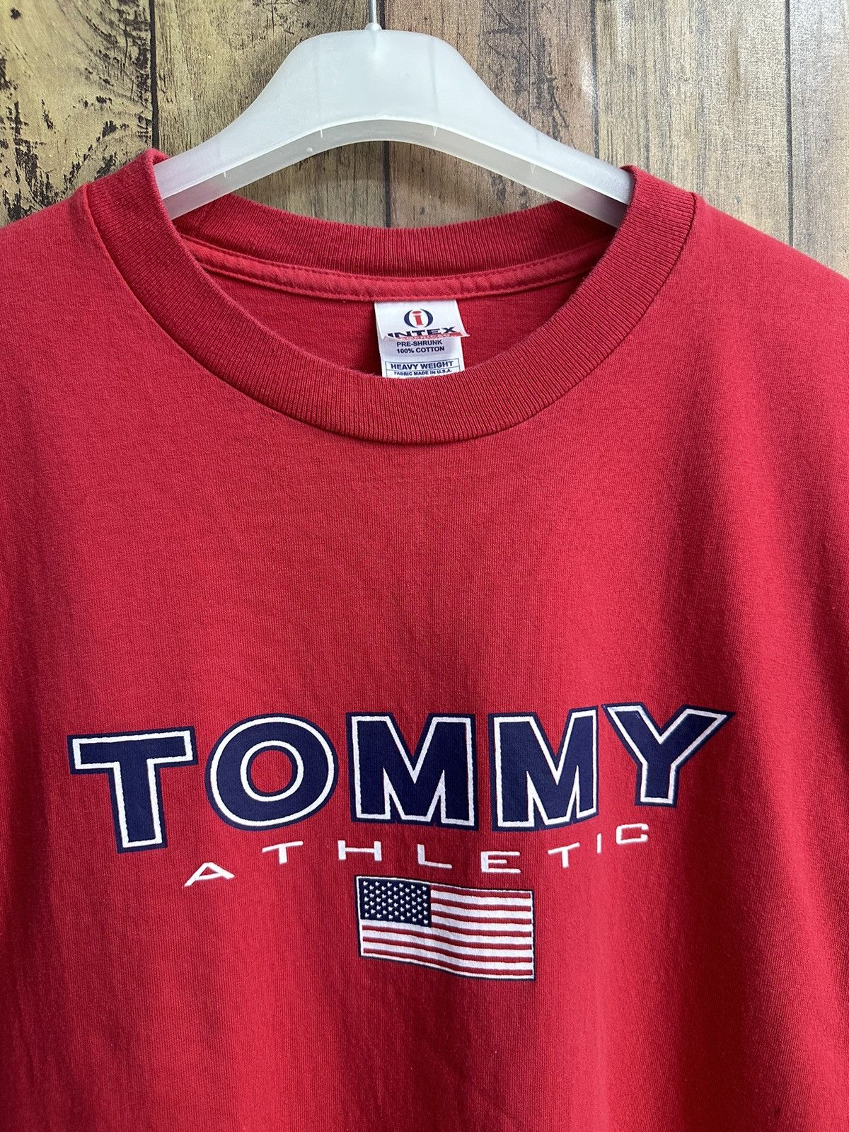 Tommy Hilfiger Vintage Tommy Athletic Usa Tshirt A356 Size US XL / EU 56 / 4 - 2 Thumbnail