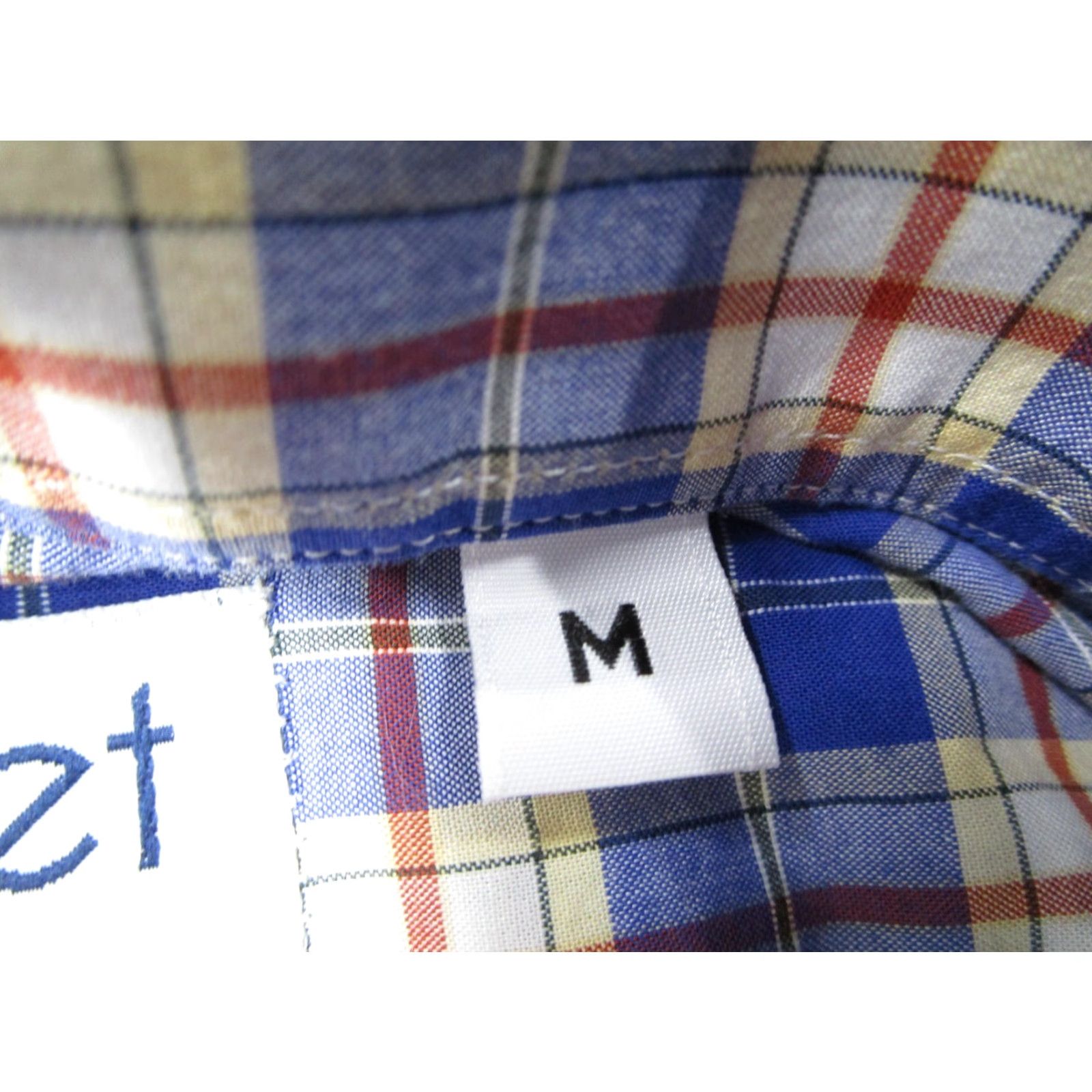 Epaulet Epaulet Mens Button-Up Shirt Blue Plaid Long Sleeve M Casual Shirt Vintage No Size US M / EU 48-50 / 2 - 4 Thumbnail