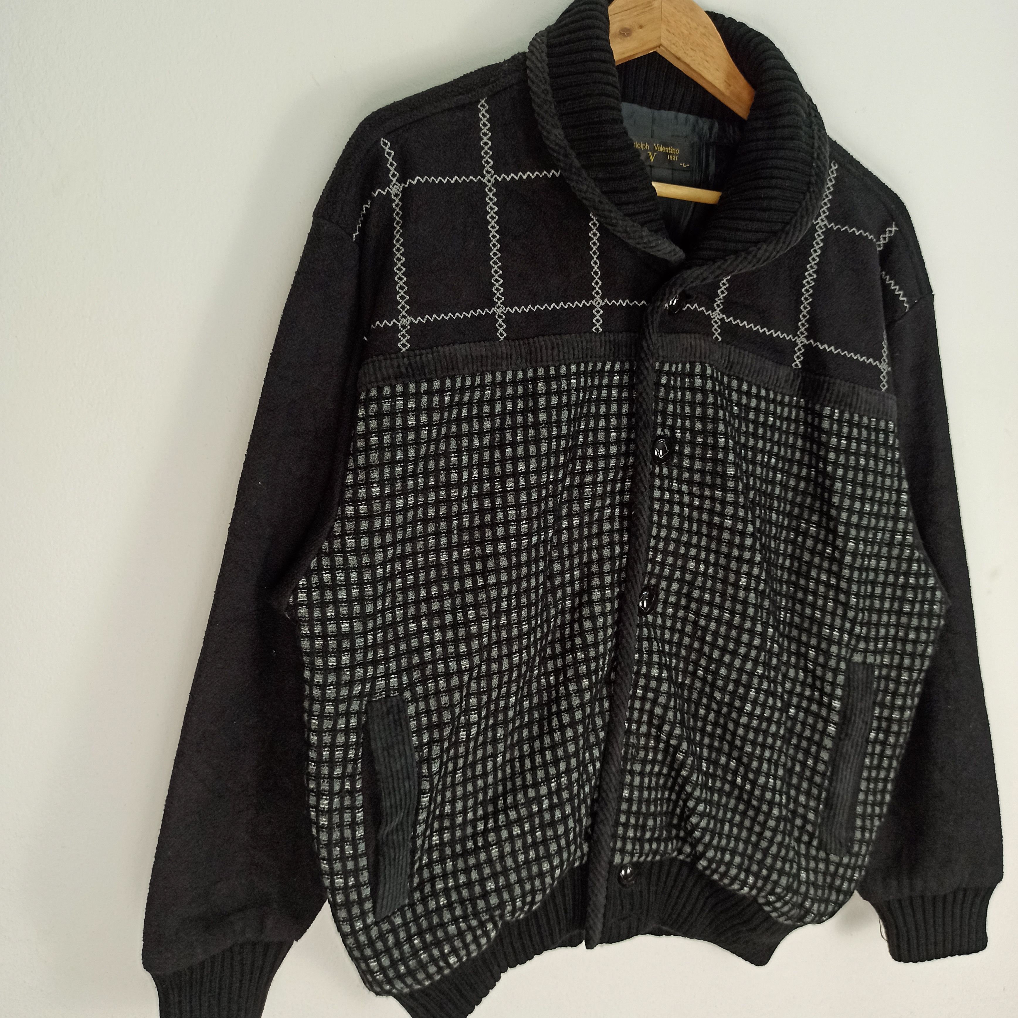 Aran Isles Knitwear Vintage Rudolph Valentino 1921 Size US L / EU 52-54 / 3 - 2 Thumbnail