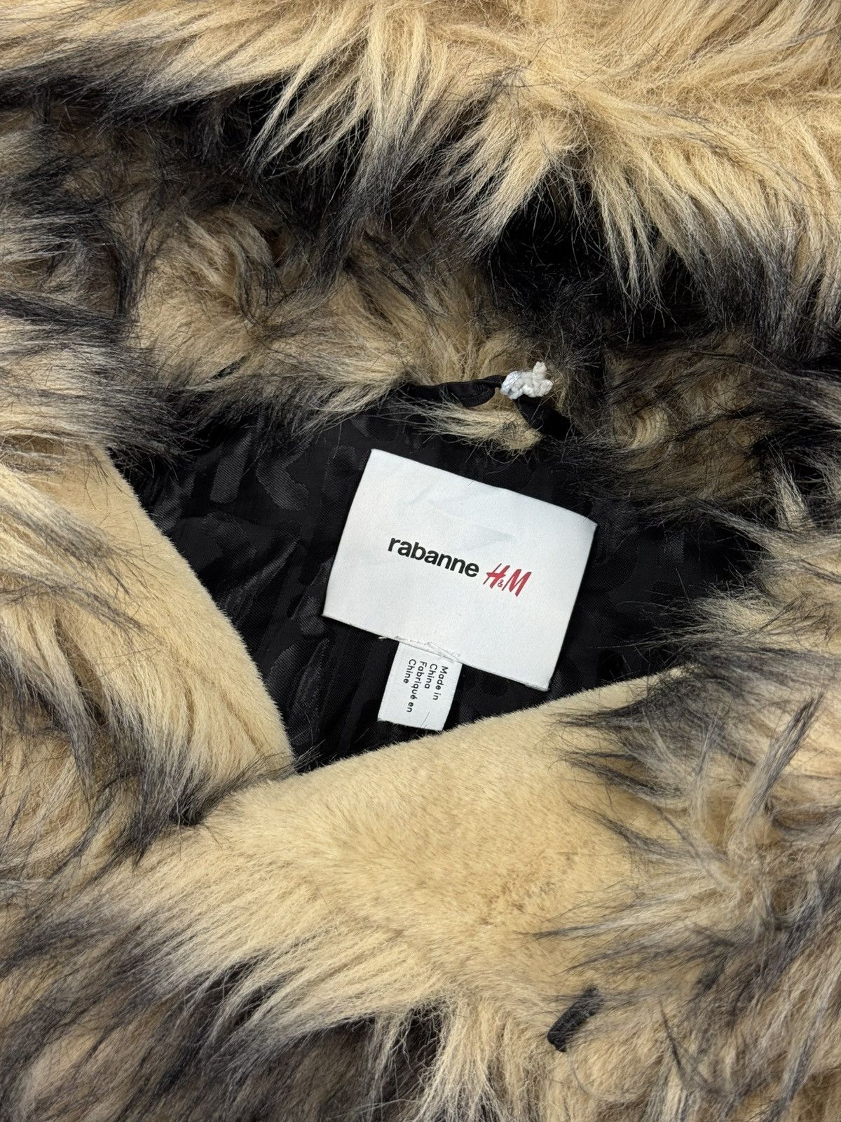 H&M × Paco Rabanne Rabanne x H&M Animal Print Faux Fur Hooded Jacket Size M / US 6-8 / IT 42-44 - 12 Thumbnail