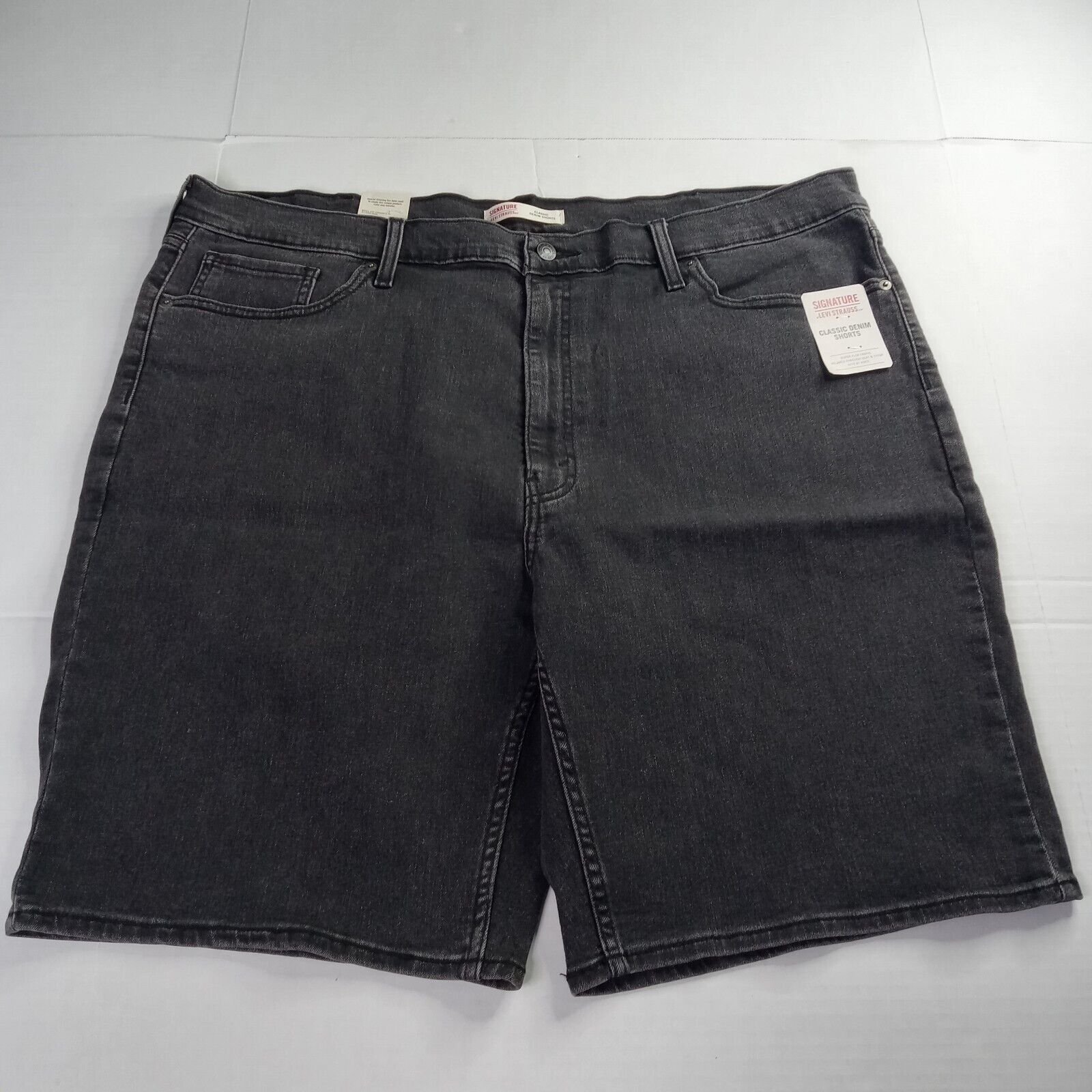 Levi's Signature Levi Strauss Classic Denim Shorts Men's 42 Black Size US 42 / EU 58 - 1 Thumbnail