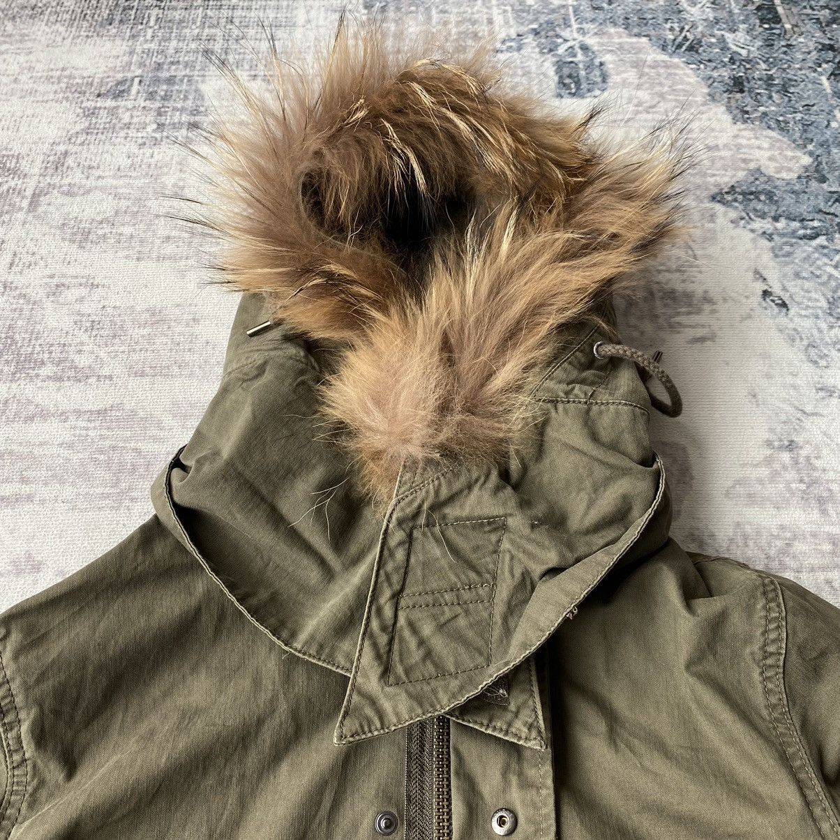 If Six Was Nine × Le Grande Bleu (L.G.B.) × Takeo Kikuchi Takeo Kikuchi Raccoon Fur Parka Jacket Size US M / EU 48-50 / 2 - 8 Thumbnail