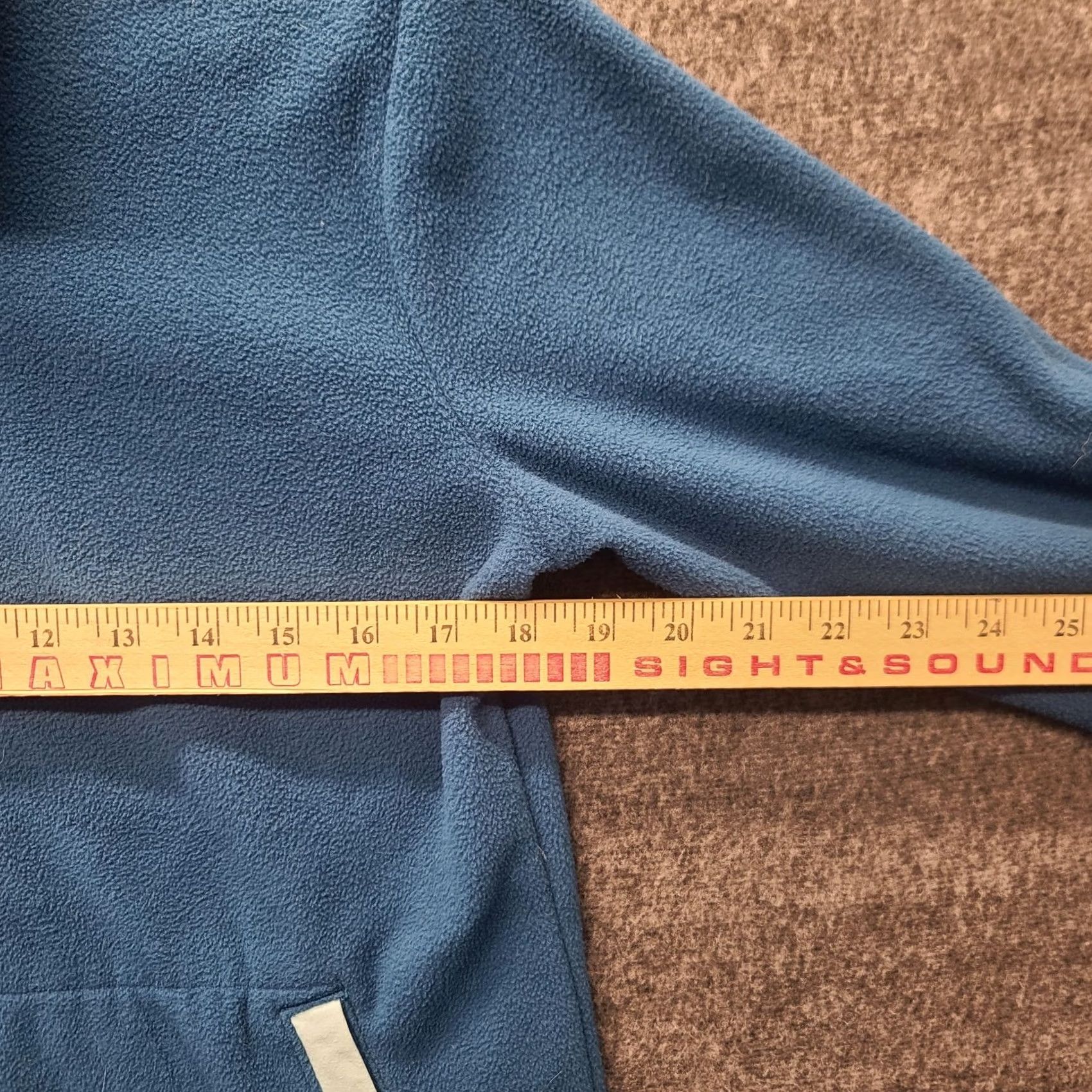 Vintage Duluth Pullover Womens XS Doubleback Printed Fleece Mock Neck Outdoors Blue Raglan Sleeve Slim Casual Everyday All Seasons Size XS / US 0-2 / IT 36-38 - 5 Thumbnail