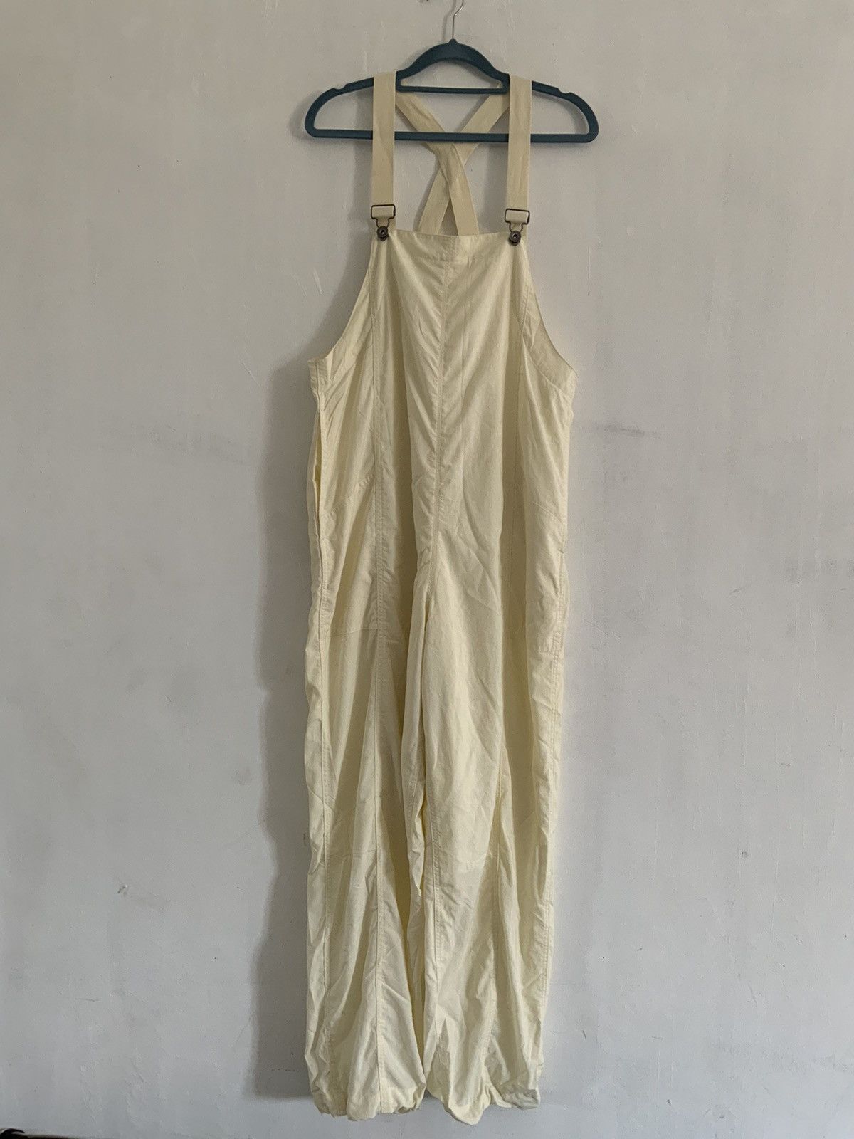 Japanese Brand Moussy Deadstock Cream Coveralls Size US 44 / EU 60 - 1 Thumbnail