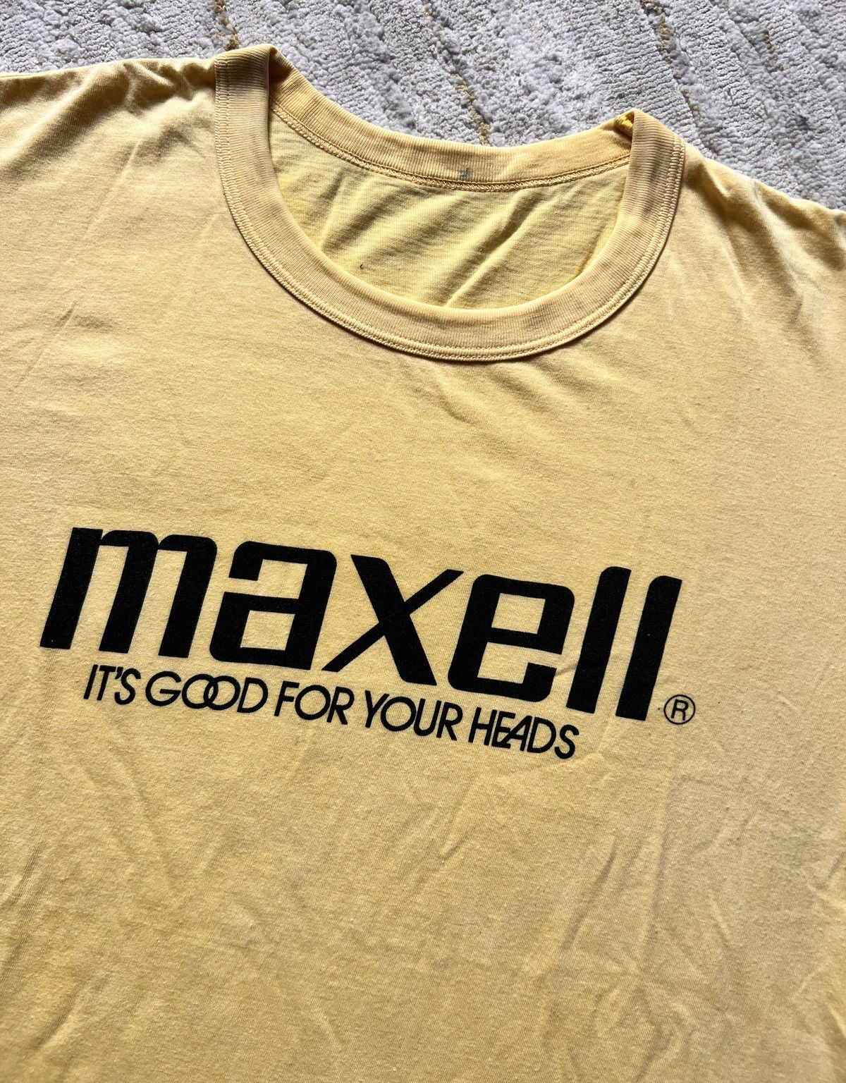 Band Tees × Grailed × Vintage 80s Maxell Promo Tshirt Size US M / EU 48-50 / 2 - 2 Thumbnail