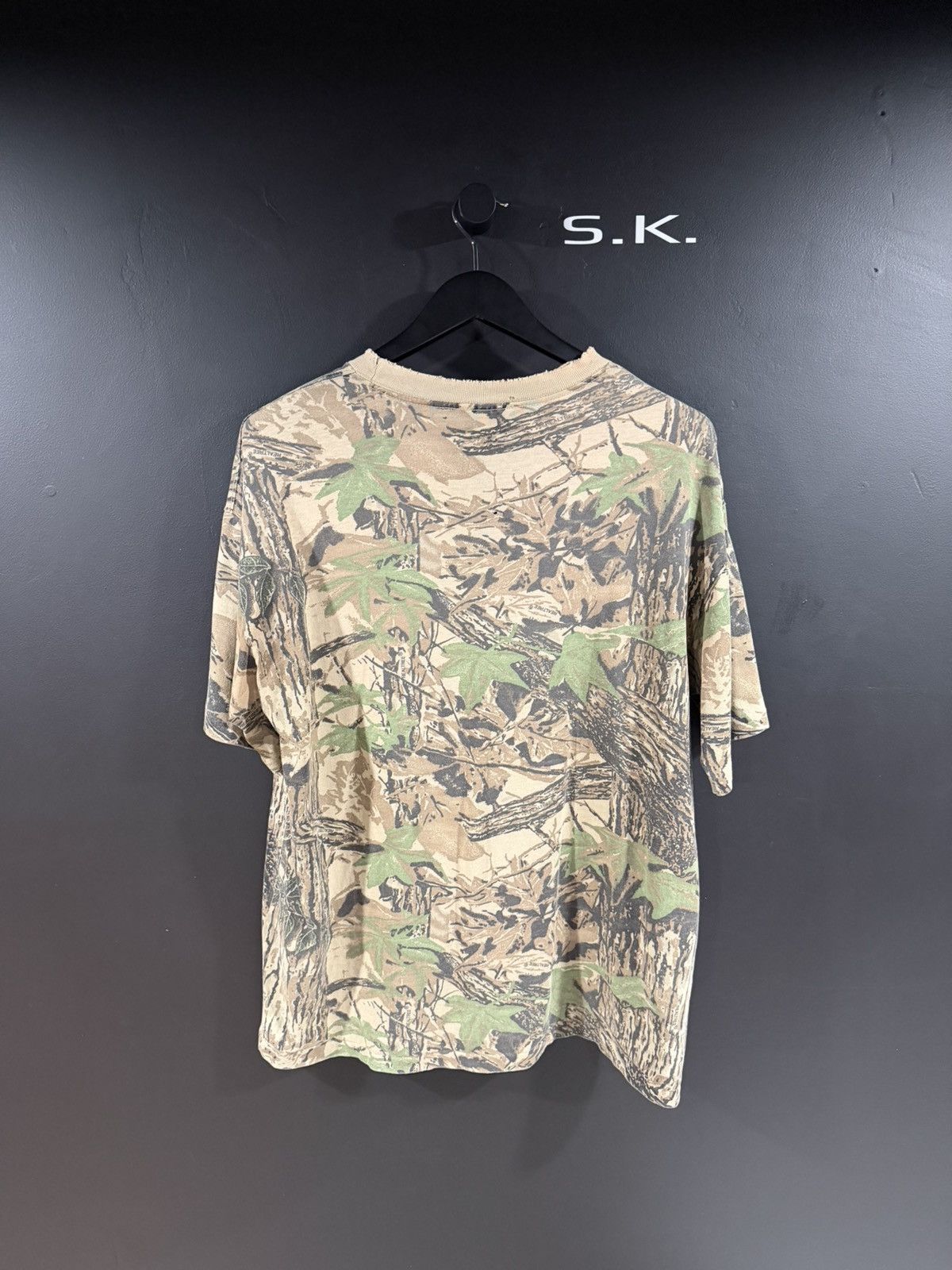 Vintage 1990s Vintage Camo Grunge Distressed Single Stitch Tee XL Size US XL / EU 56 / 4 - 8 Thumbnail