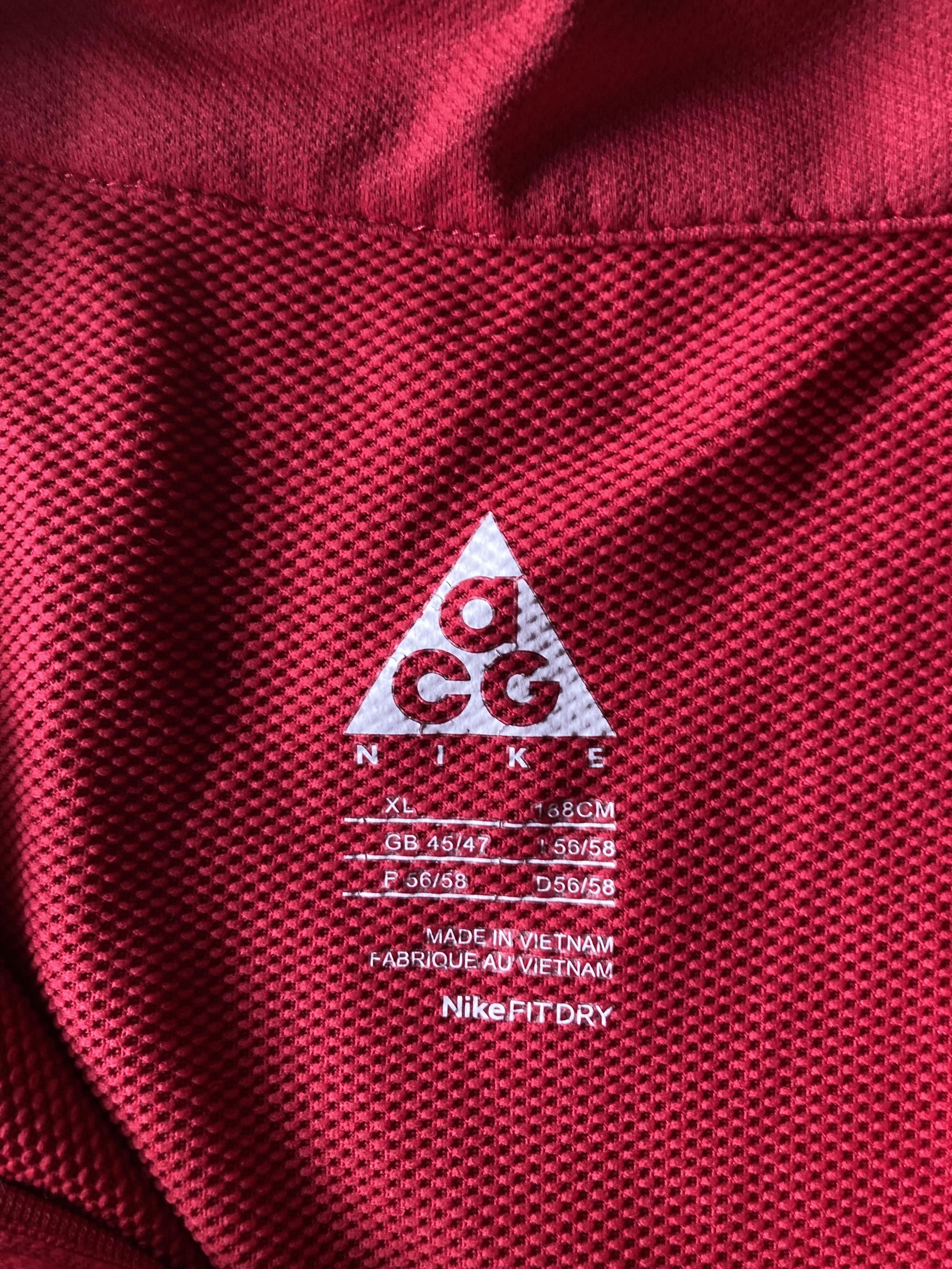 Nike ACG × Vintage Vintage Nike ACG 2000s Sport Quarter Zip Jersey Shirt Size US XL / EU 56 / 4 - 4 Thumbnail