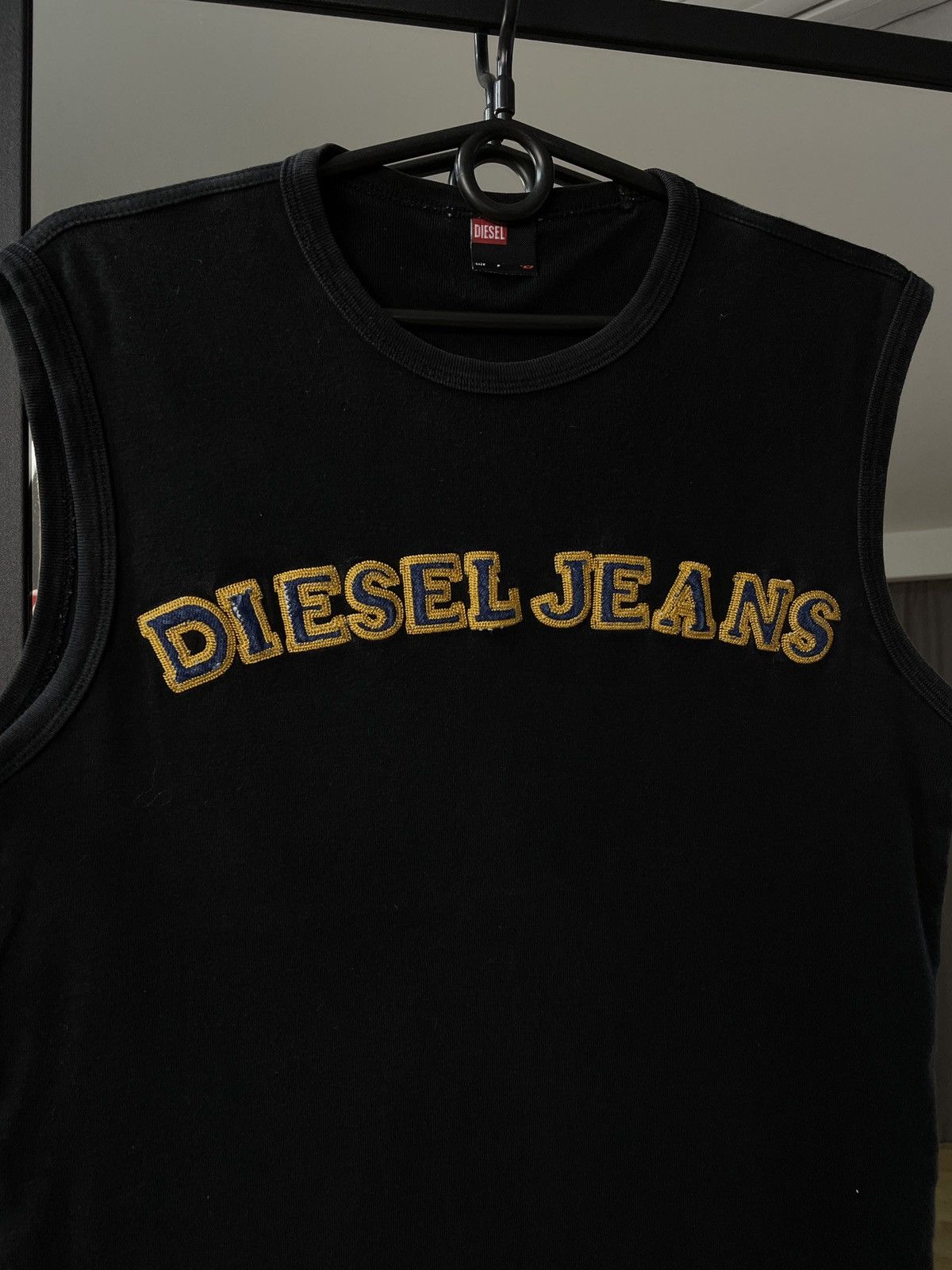Diesel Vintage Diesel Tee Tank Top Y2K T-Shirt Big Logo Size US M / EU 48-50 / 2 - 5 Thumbnail