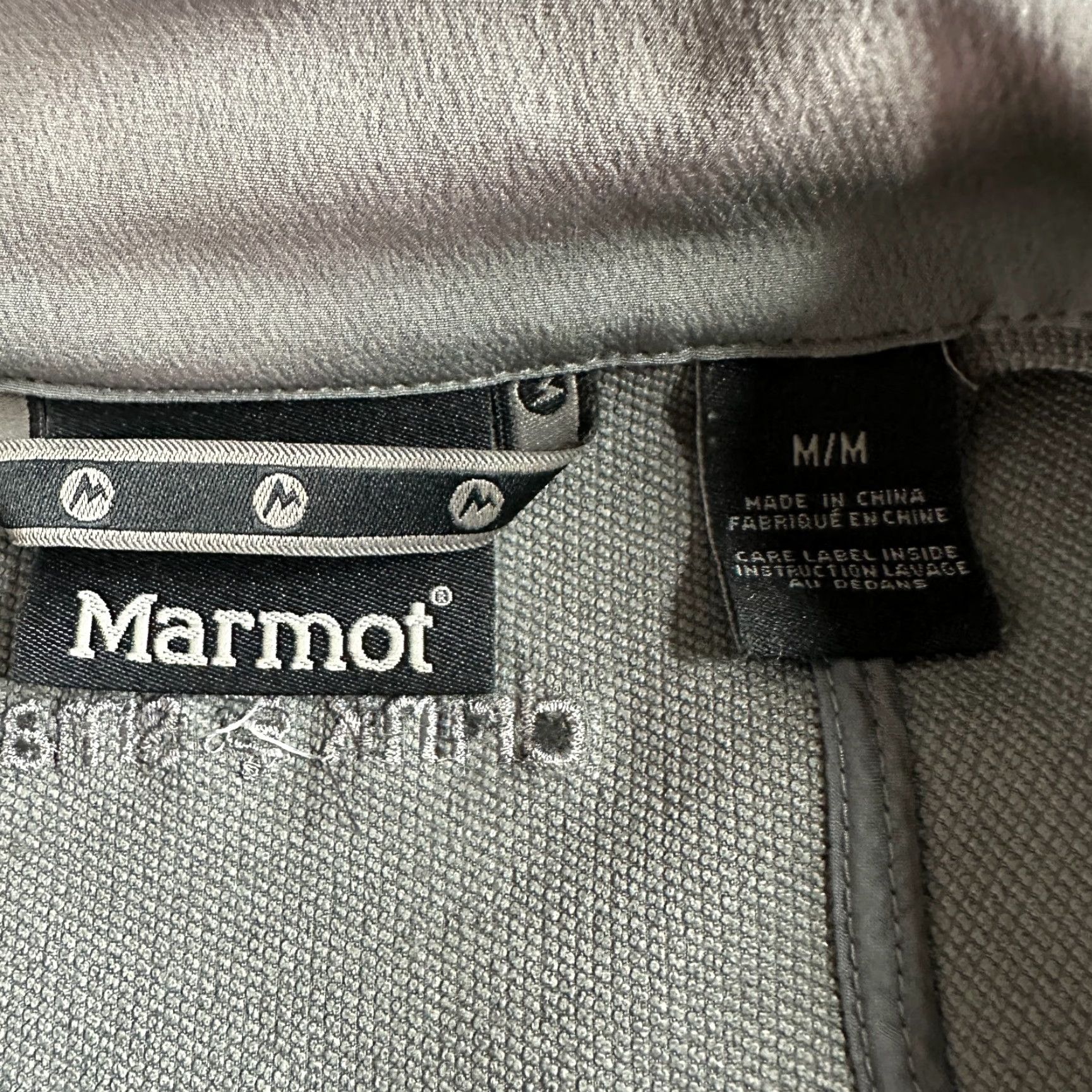 Marmot Marmot Tempo Jacket Womens M Gray Water Repellant Full Zip Coat Logo Pockets Casual Outdoor Size M / US 6-8 / IT 42-44 - 5 Thumbnail