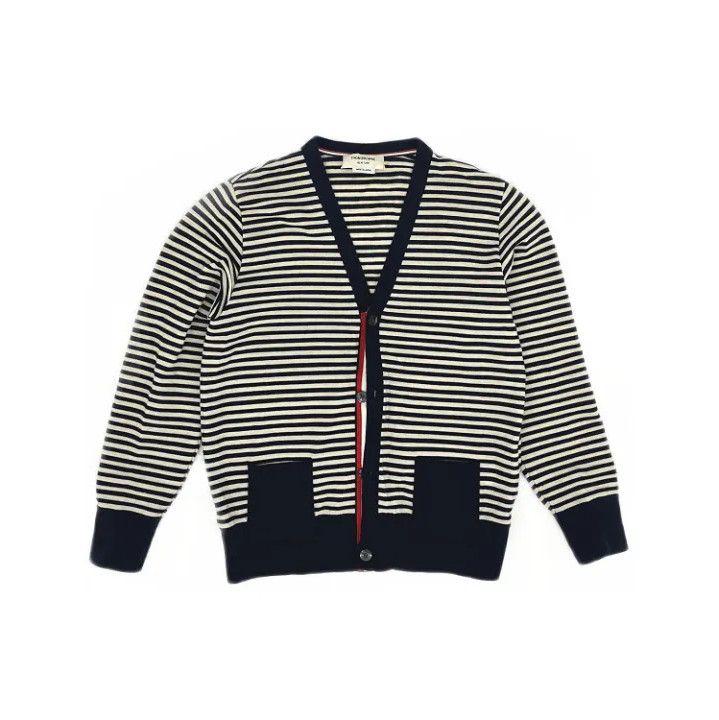 Thom Browne Thom Browne Striped Knit Sweater Size US S / EU 44-46 / 1 - 1 Thumbnail