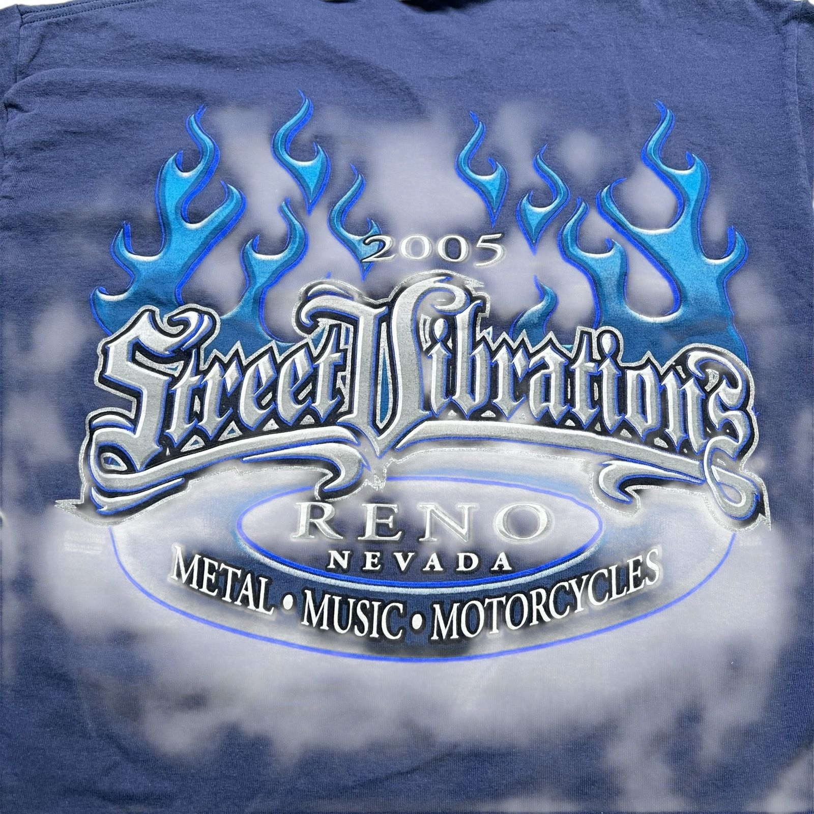 Fruit Of The Loom Street Vibrations Reno Nevada 2005 T-Shirt Men’s L Flames Size US L / EU 52-54 / 3 - 9 Thumbnail