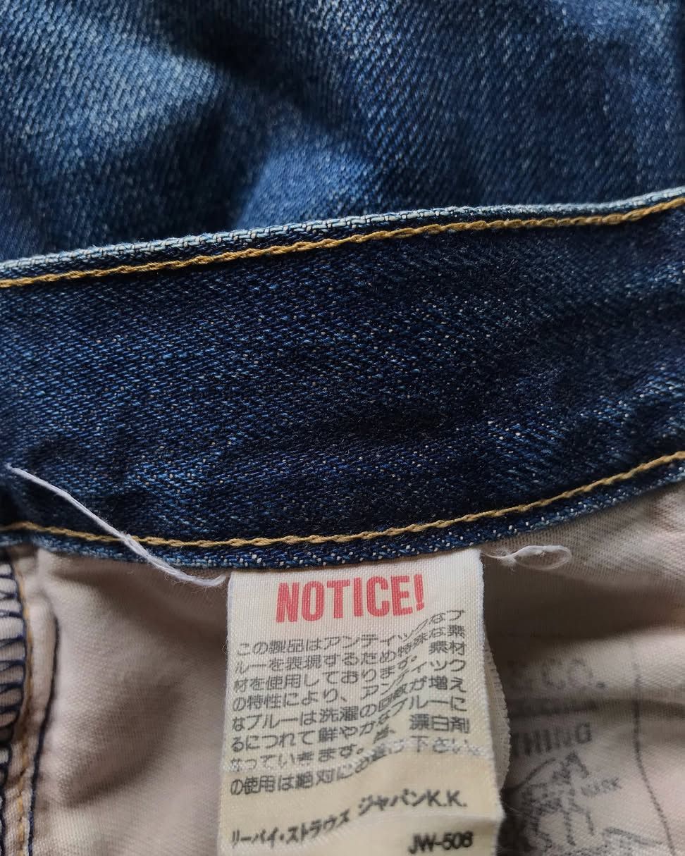 Levi's 501XX C big E selvedge raw denim Size US 33 - 5 Thumbnail
