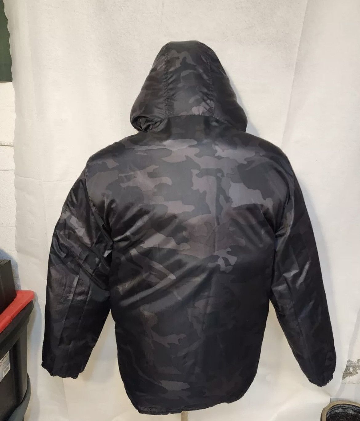 Reebok Reebok Reversible Olive Camouflaged Hooded Puffer Jacket Size US S / EU 44-46 / 1 - 9 Thumbnail