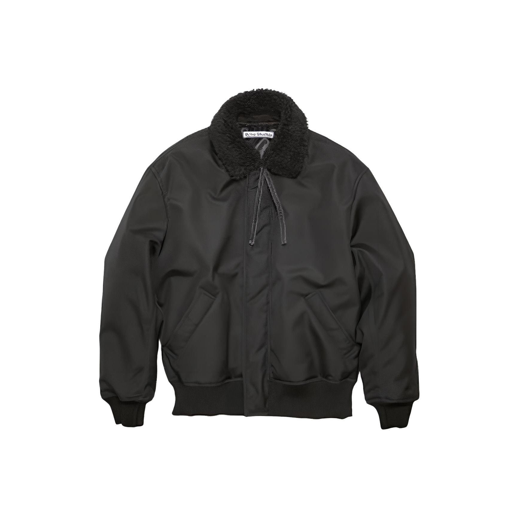 Acne Studios Acne Studios Black Fleece Collar Bomber Jacket M/L Size US L / EU 52-54 / 3 - 1 Thumbnail