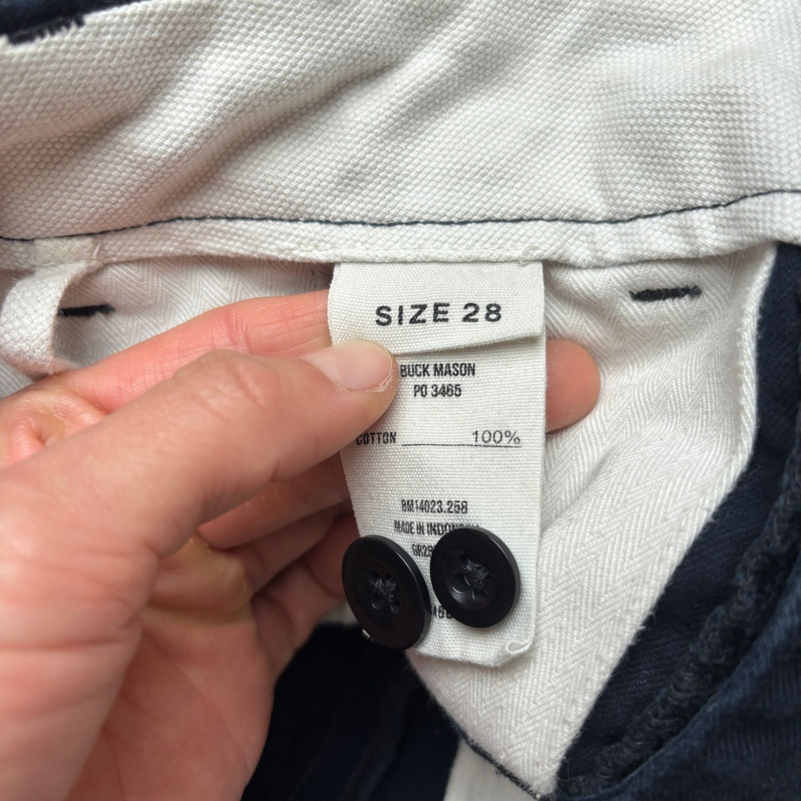 Buck Mason Buck Mason Officer Pant Slub Twill Chino Men's 28x31 Size US 28 / EU 44 - 9 Thumbnail