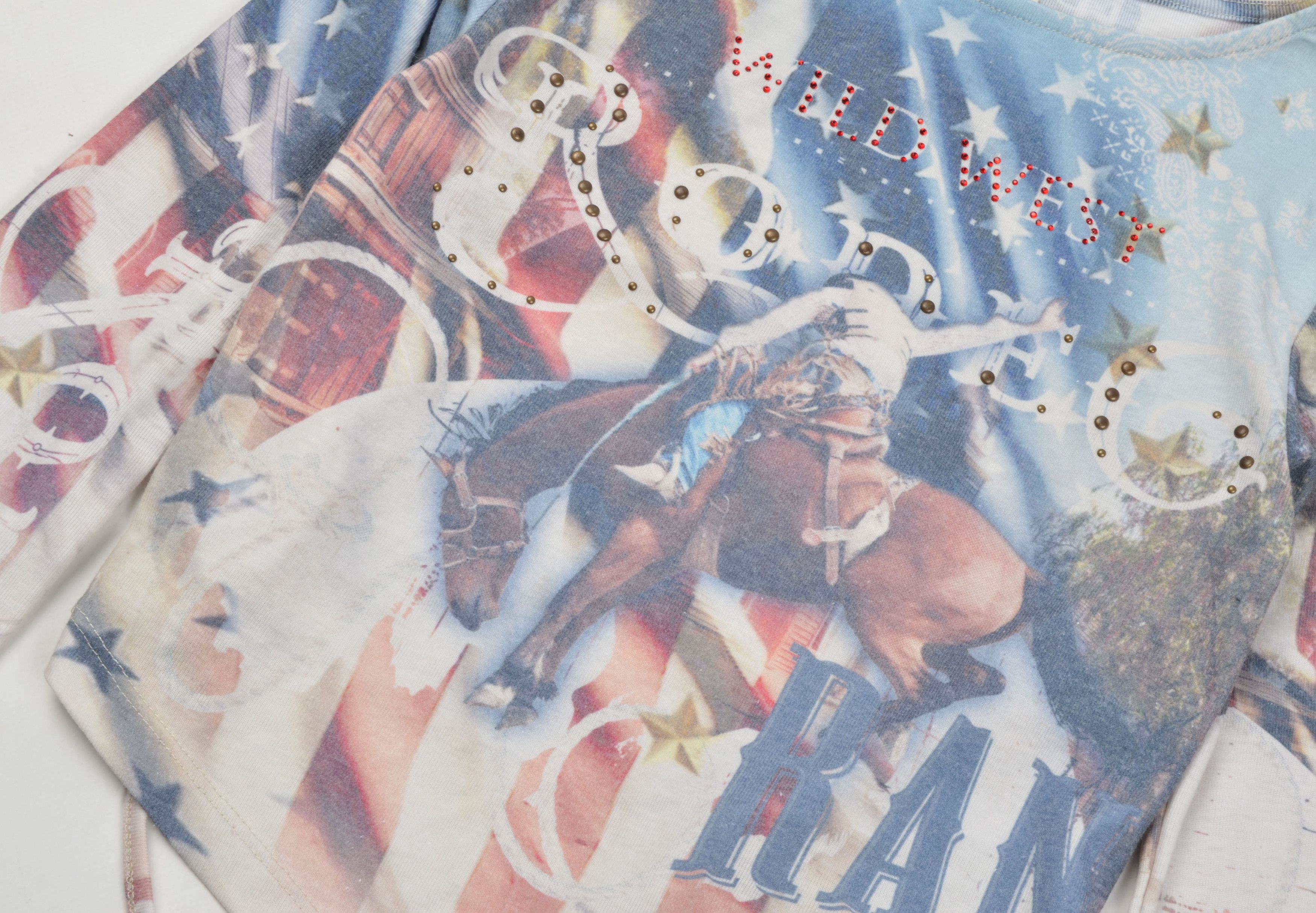 Urban Outfitters Urban Outfitters Wild West Rodeo Allover Print Open Back Top Size M / US 6-8 / IT 42-44 - 7 Thumbnail