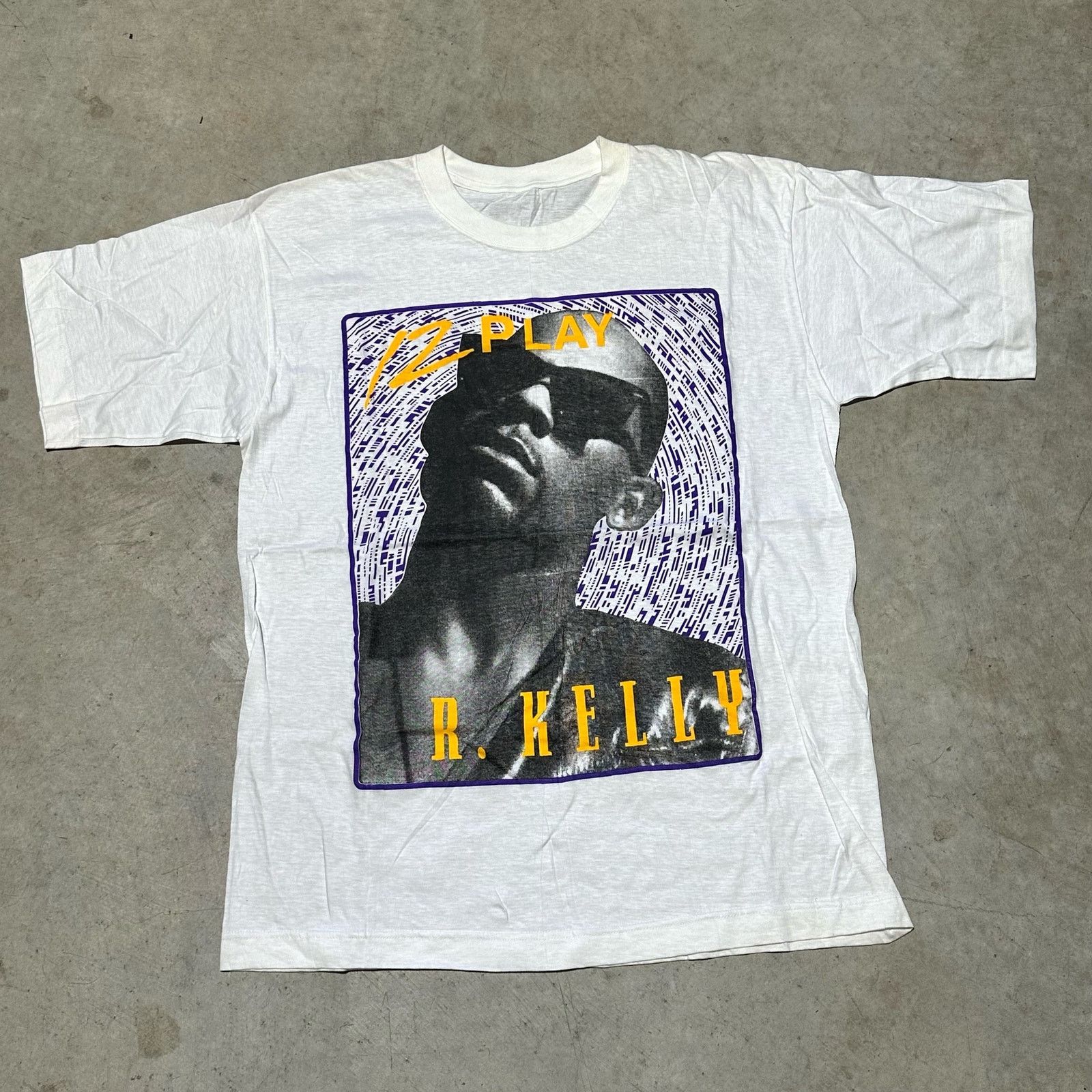 90s Vintage R.kelly raptee 1996 tour XL